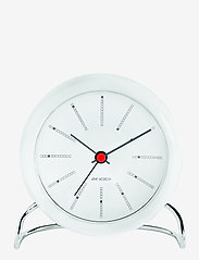 Arne Jacobsen Clocks - Bankers Table clock Ø11cm - wecker - white - 0