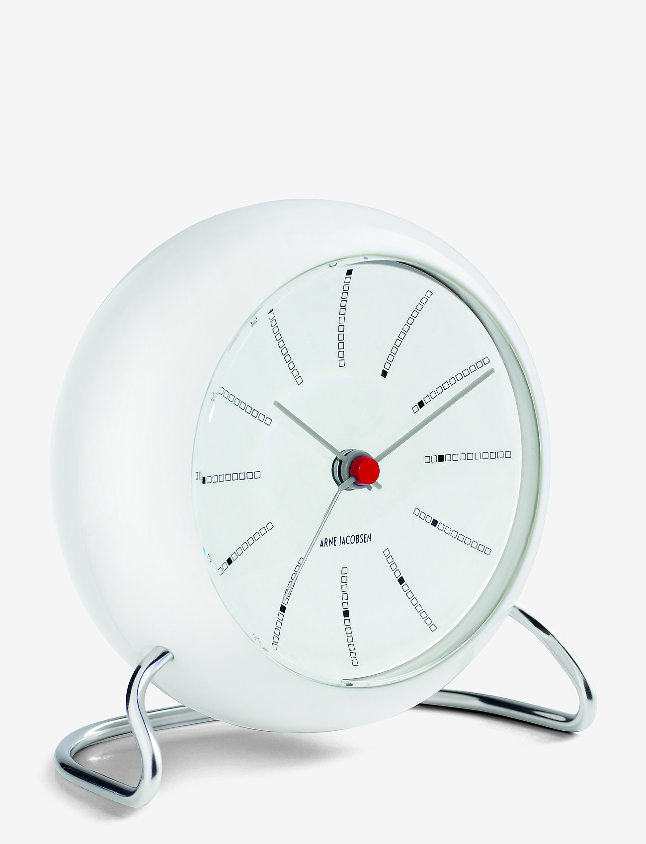 Arne Jacobsen Clocks - Bankers Table clock Ø11cm - wecker - white - 1