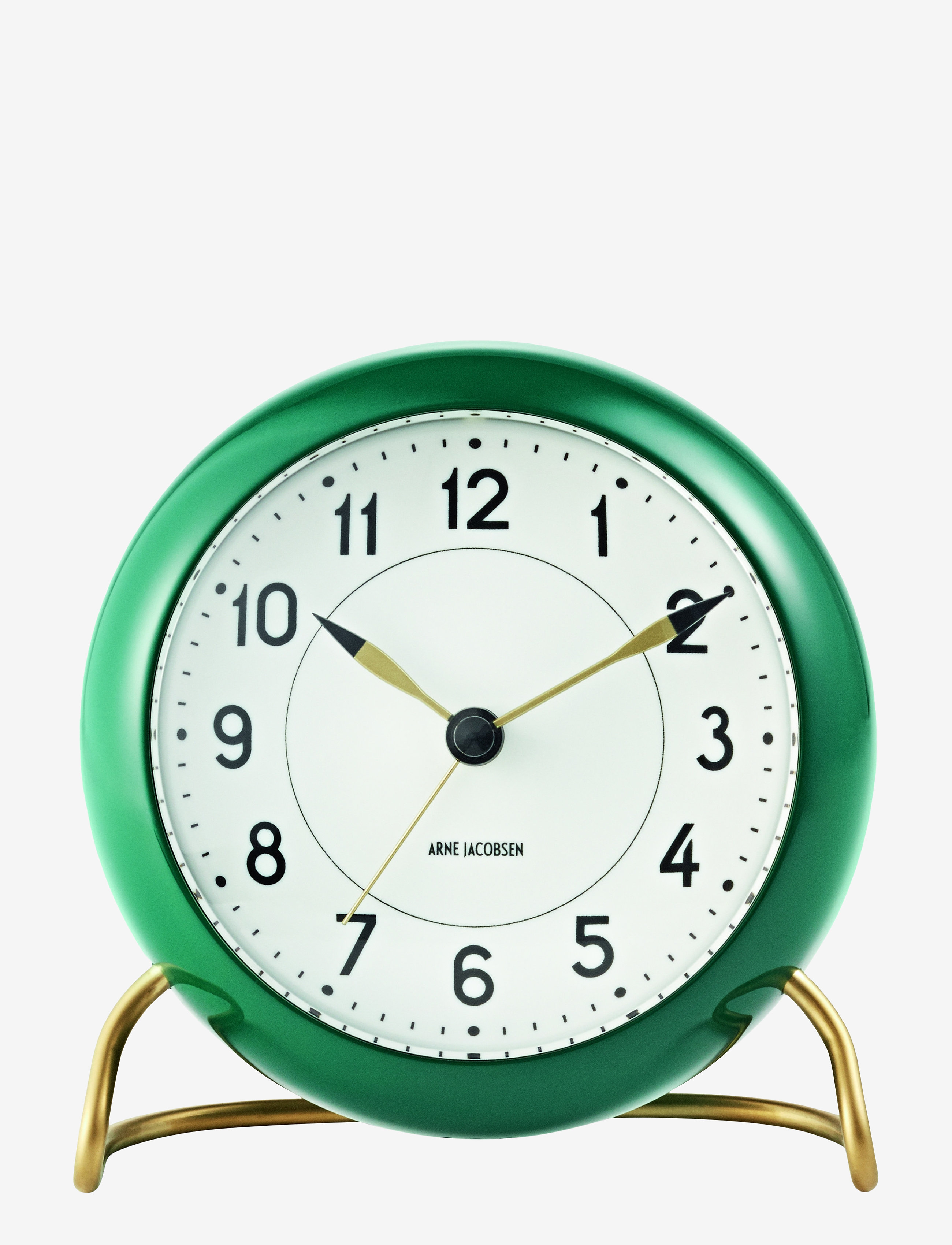 Arne Jacobsen Clocks Station Bordur Ø11 Cm, cm, Watches, Grün - Alarm Clocks, Homeware