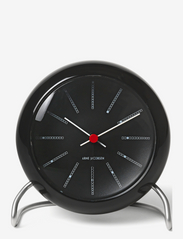 Bankers Table clock Ø11 cm black - BLACK