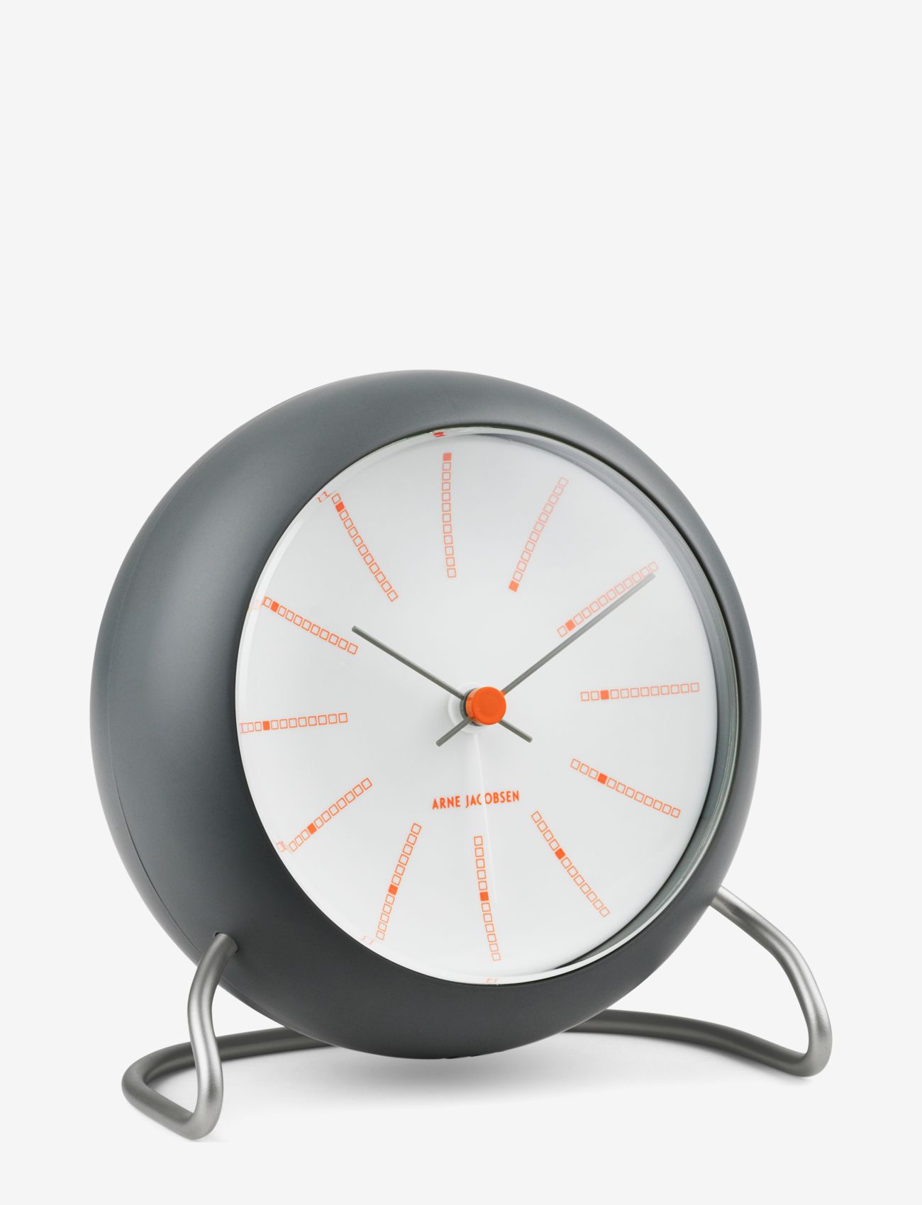 Arne Jacobsen Clocks - Bankers Bordsur Ø11 cm - bordsklockor - dark grey - 2
