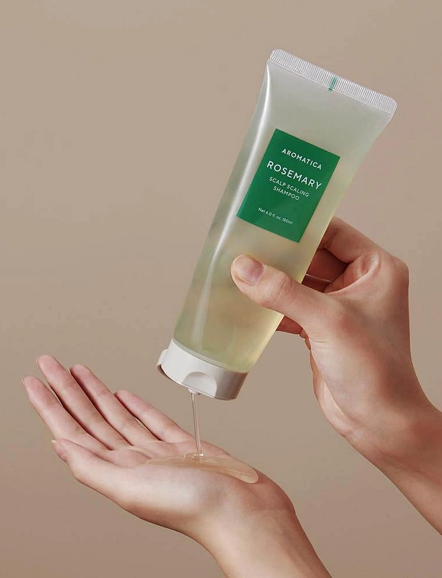 Aromatica - Rosemary Scalp Scaling Shampoo - peanahahooldused - clear - 2