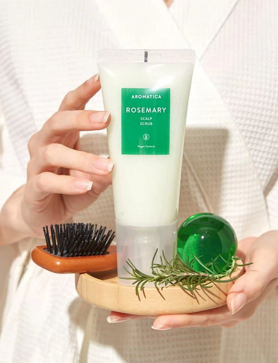Aromatica - Rosemary Scalp Scrub - juuksehooldused - clear - 2