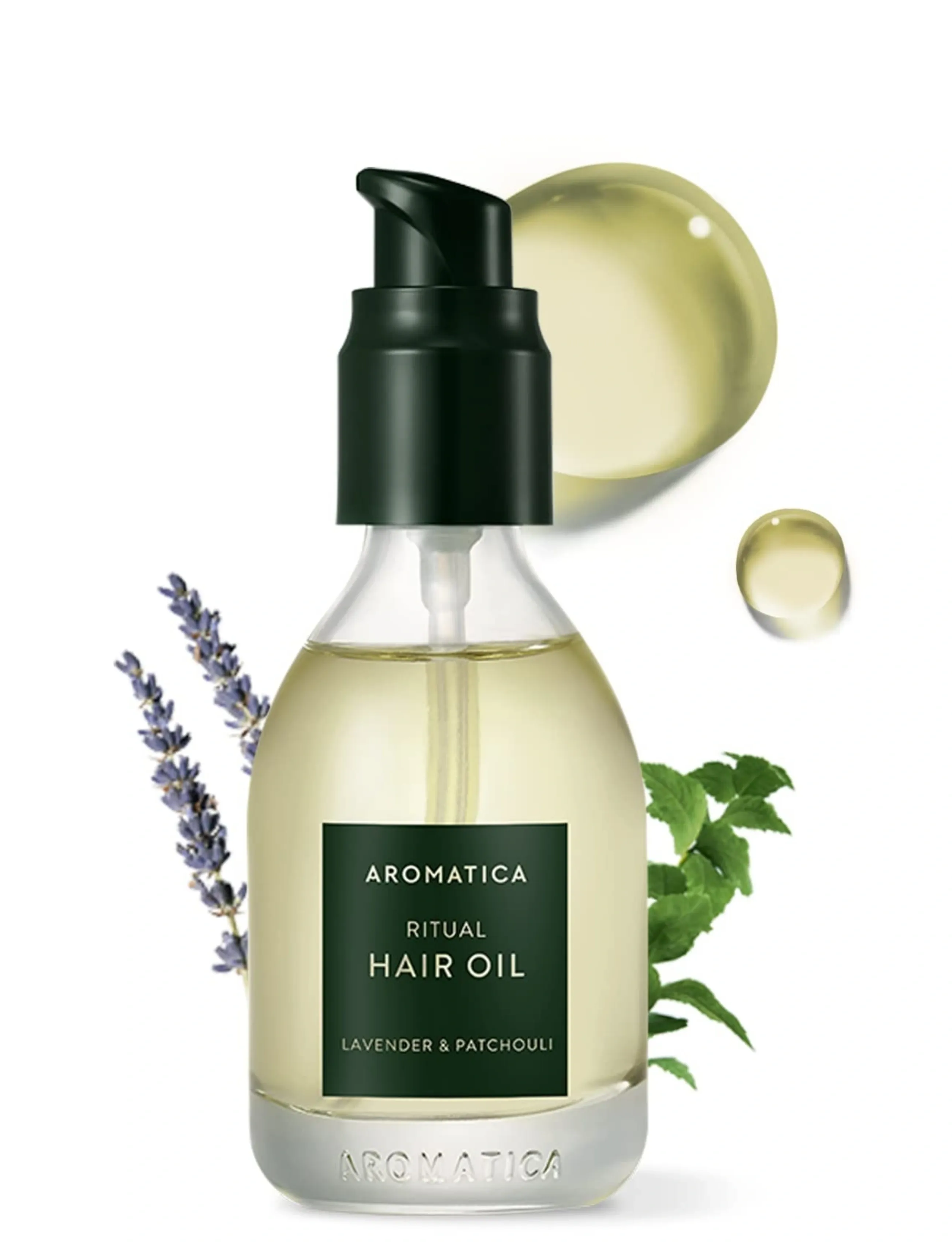 Aromatica - Ritual Hair Oil Lavender & Patchouli - hår - clear - 2