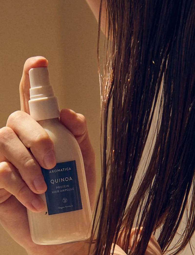 Aromatica - Quinoa Protein Hair Ampoule - hooldusvahendid - clear - 0