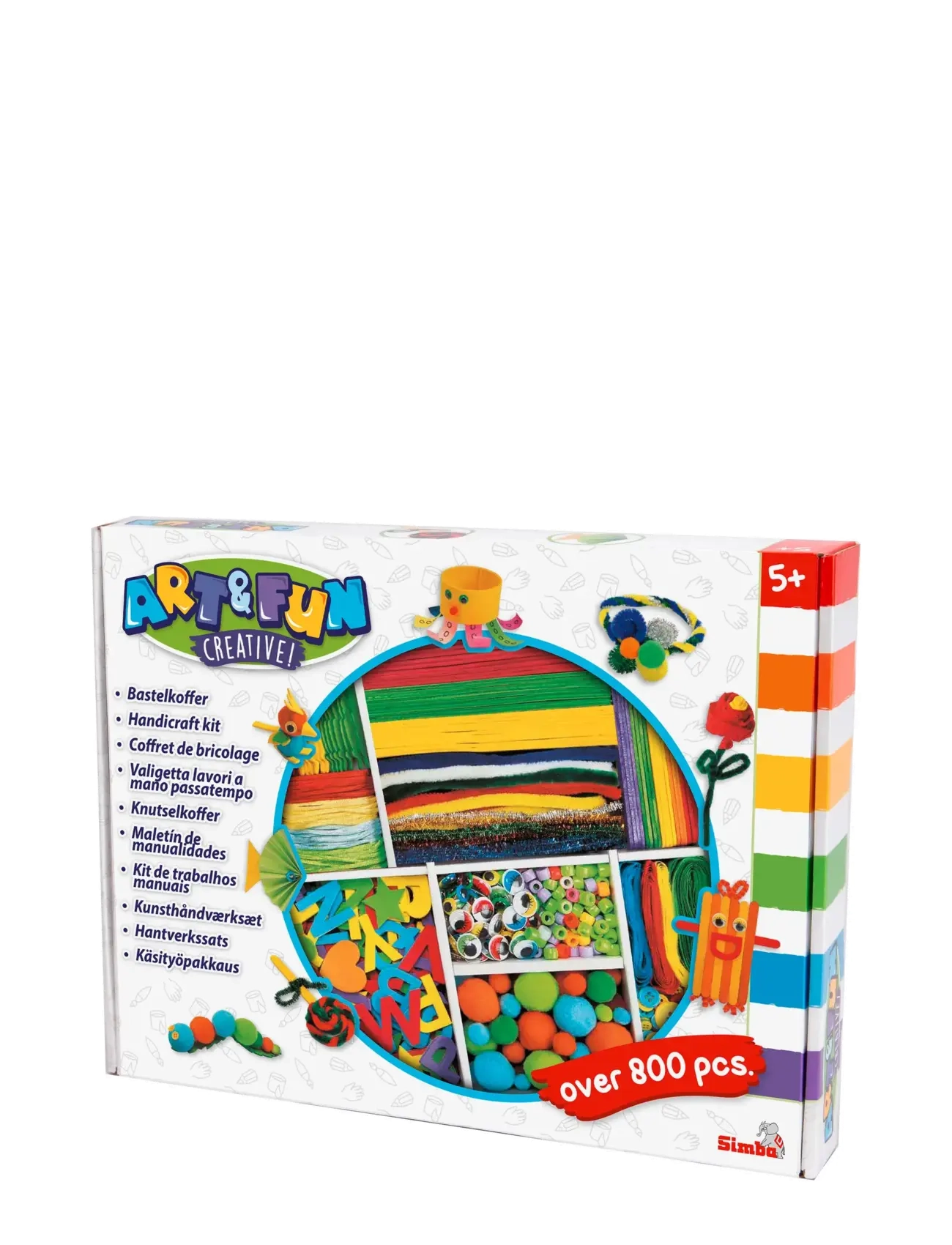 Art & Fun Art & Fun Handicraft Box, One Size, Multi/patterned, Håndværk > Håndværkssæt, Børn