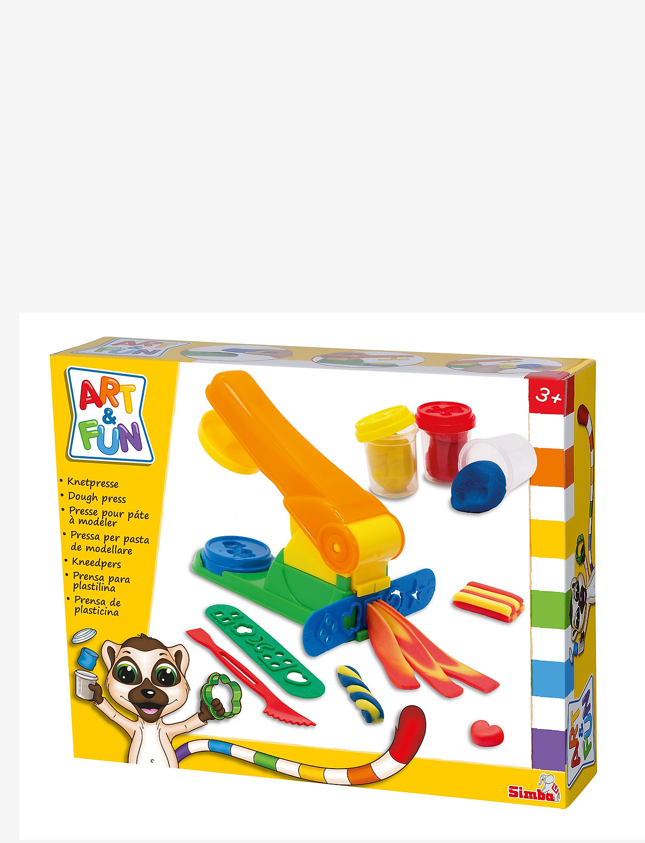 Art & Fun - Art & Fun Deigpresse Lekesett - play dough - yellow - 1