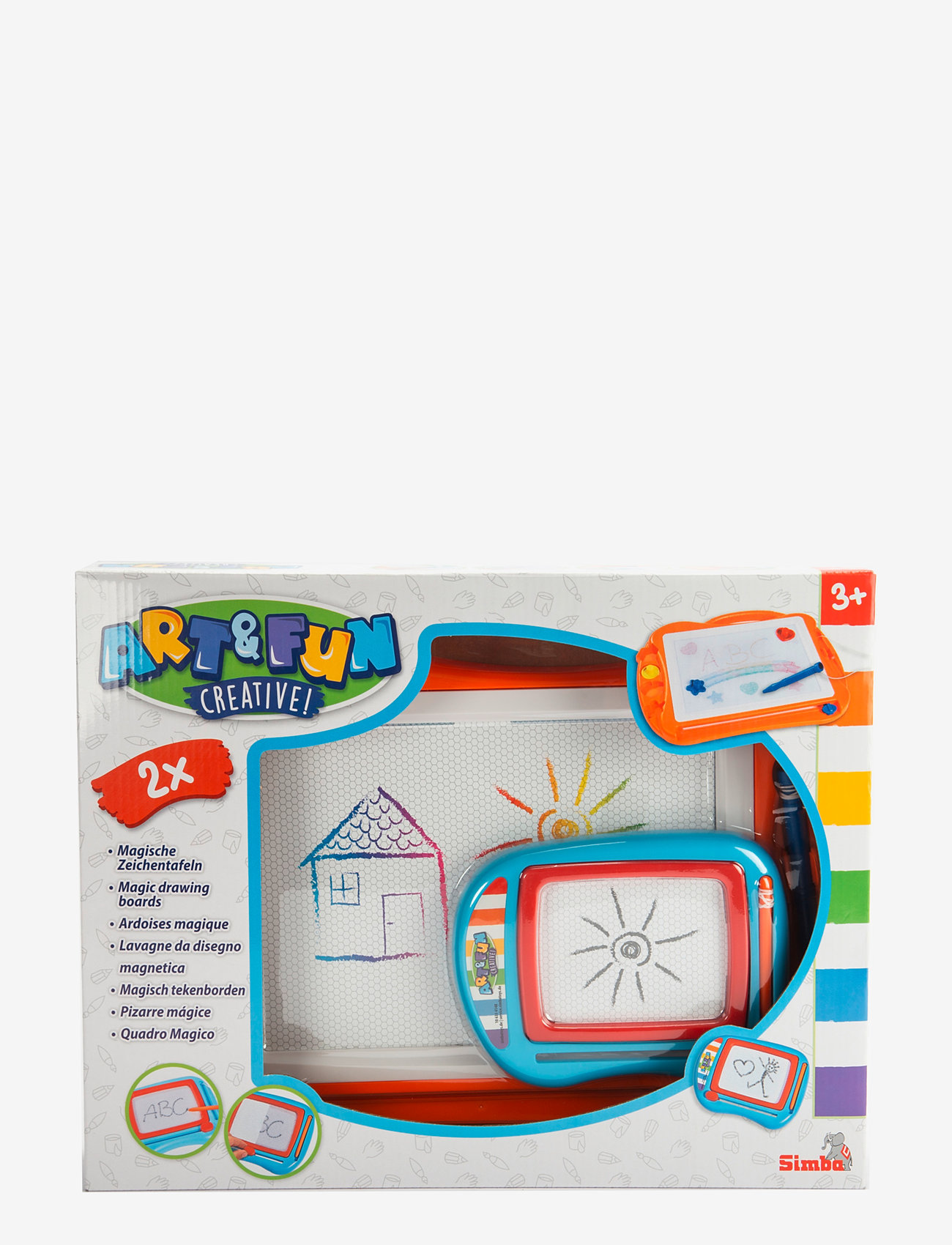 Art & Fun - Art & Fun Twin Pack Drawing  Boards - zeichenbretter - multi coloured - 2