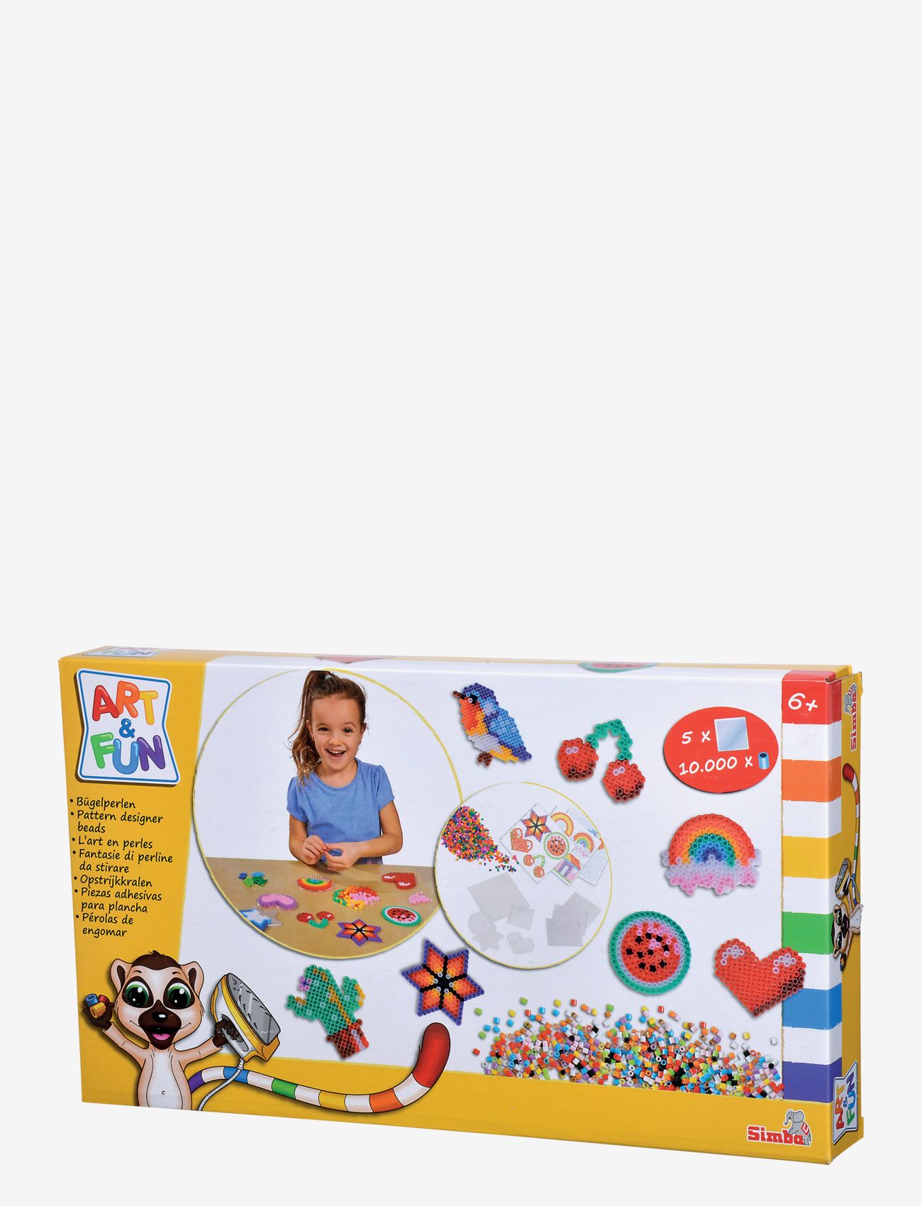 Art & Fun A&F 10.000 Ironing Beads, One Size, Multi/patterned, Håndværk > Perler, Børn