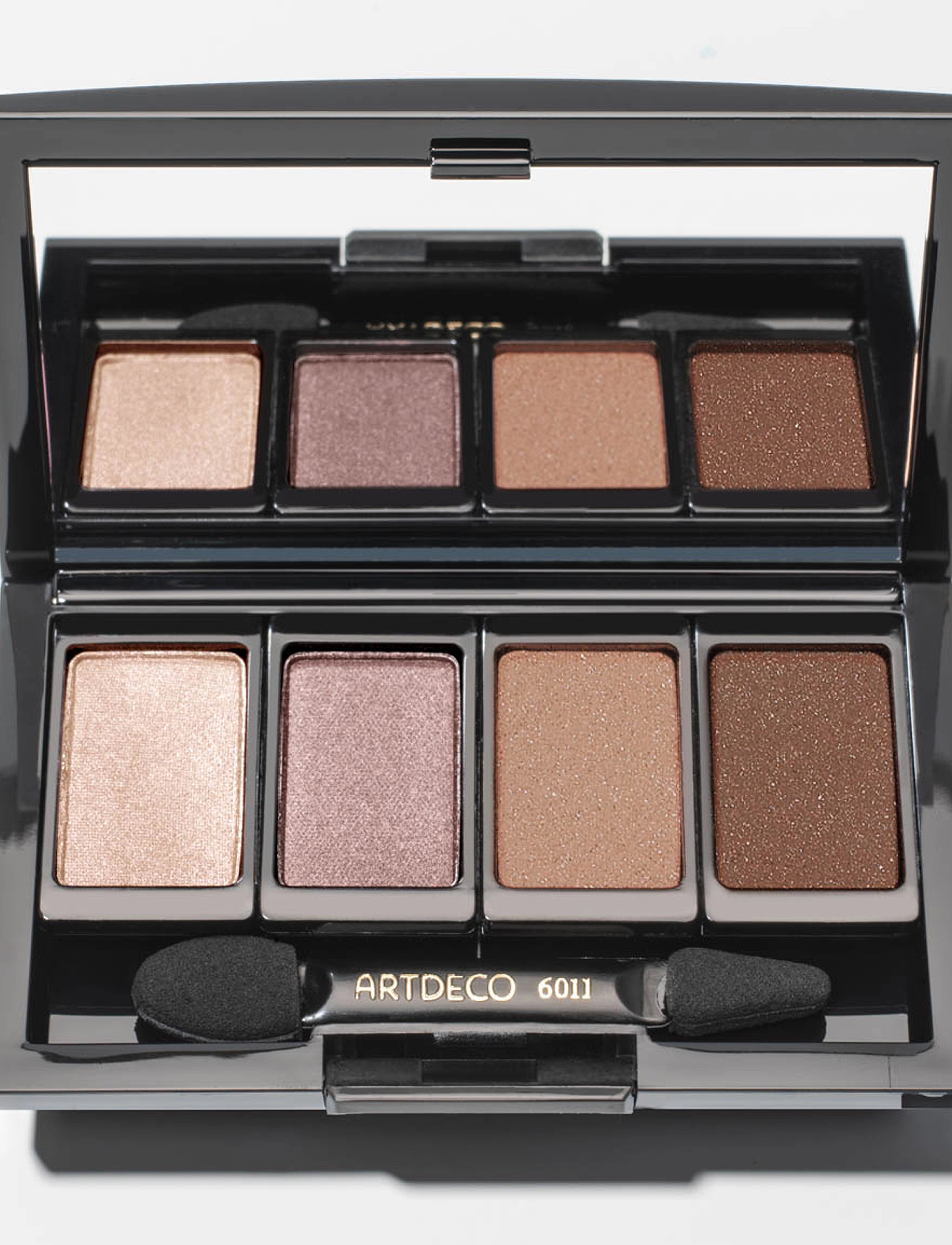 Artdeco Rubicell Double Applicator For Quattro Box, One Size, Black, Makeup-Redskaber > Øjenbørster, Dame