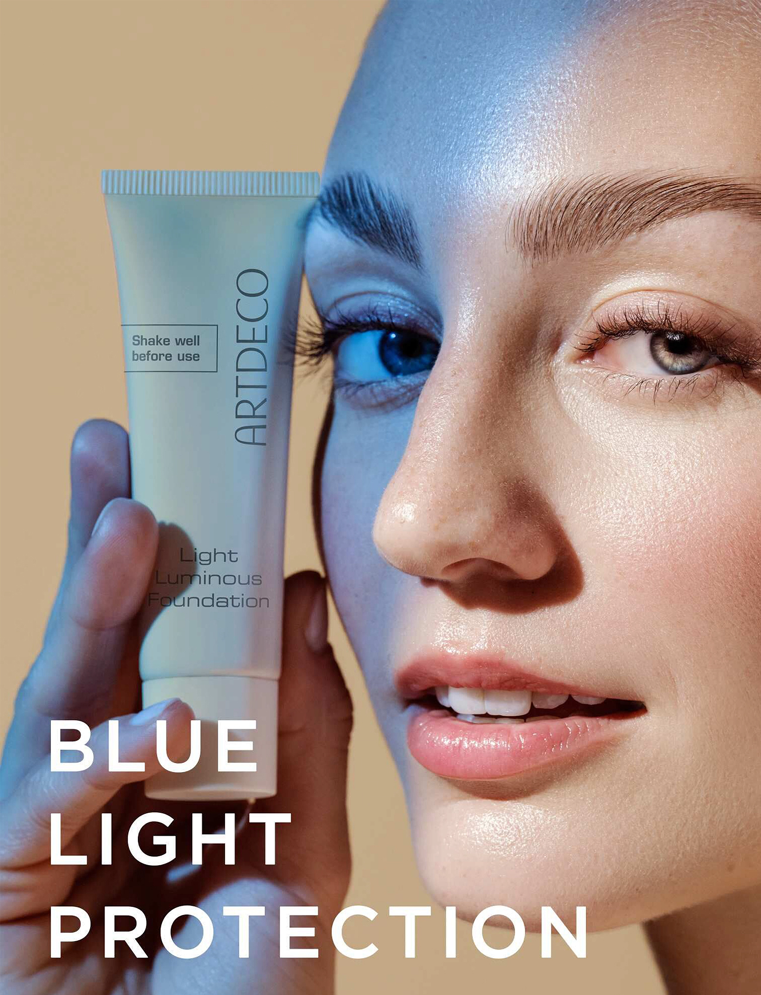 Artdeco - Light Luminous Foundation - bliv klar til date night - 45 gentle mahogany - 3