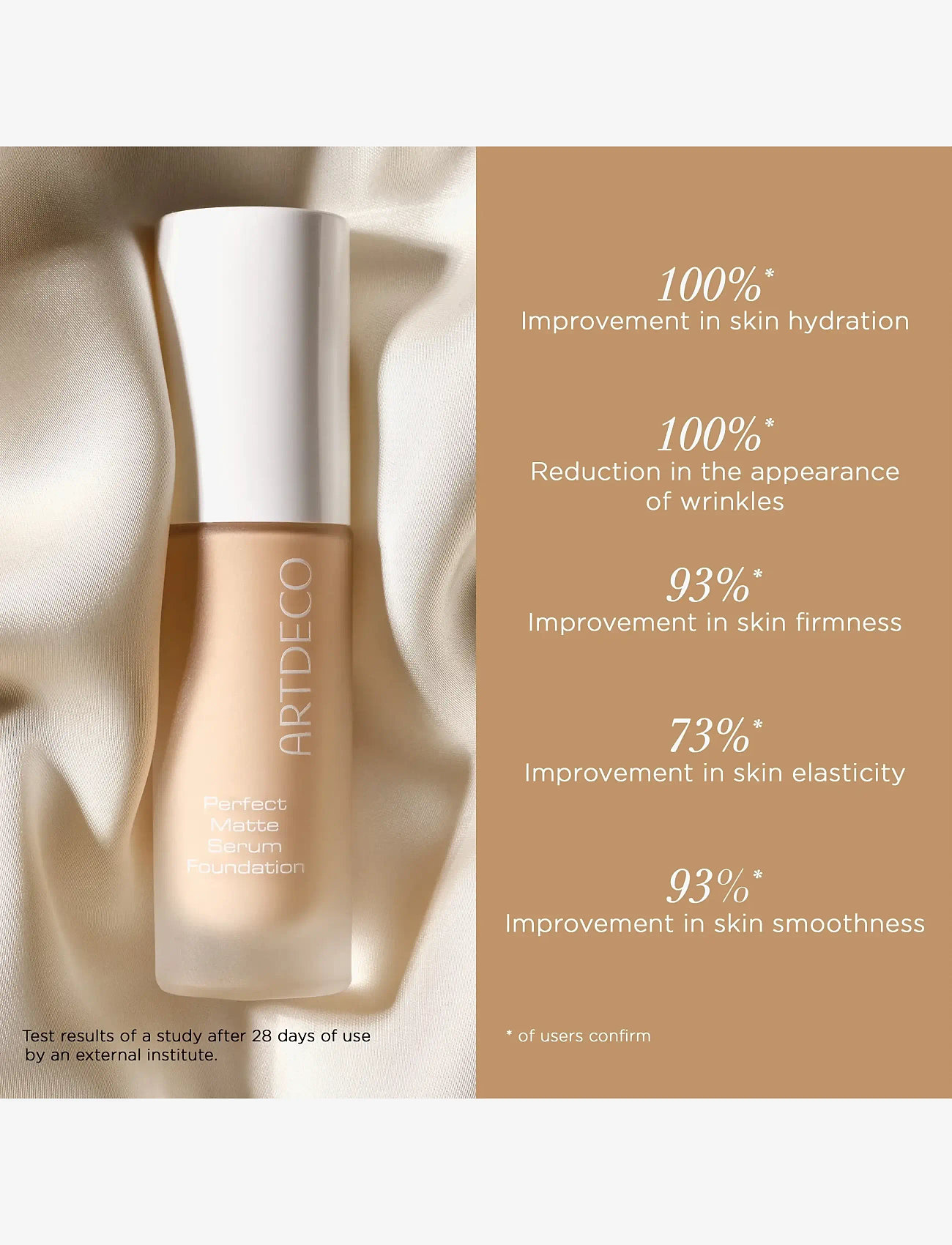 Artdeco - Perfect Matte Serum Foundation - smink - 42 natural vanilla - 4