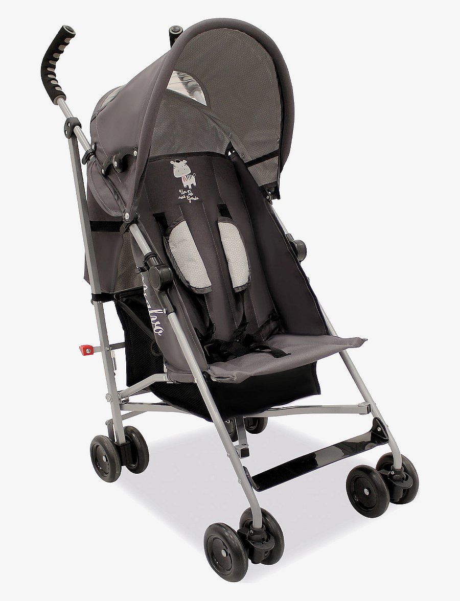 Asalvo - Asalvo Pushchair Yolo, Zebra - barnevogne - grey - 0