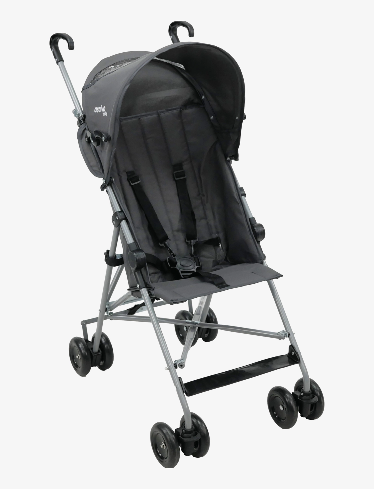 ASALVO Asalvo Pushchair Moving, Coal Grau - 94X46X74 - Kinder