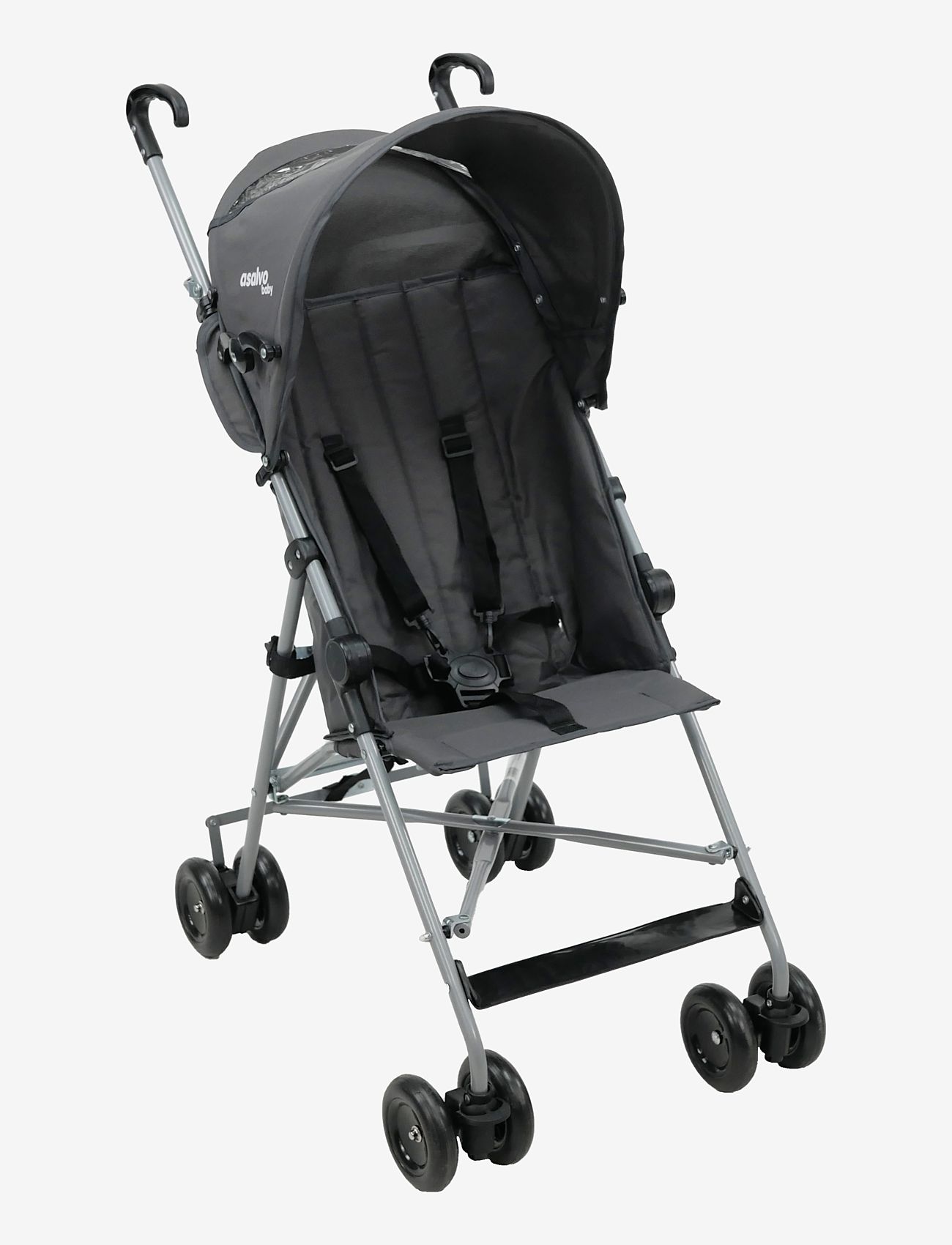 Asalvo - Asalvo Pushchair Moving, Coal - barnvagnar - grey - 0