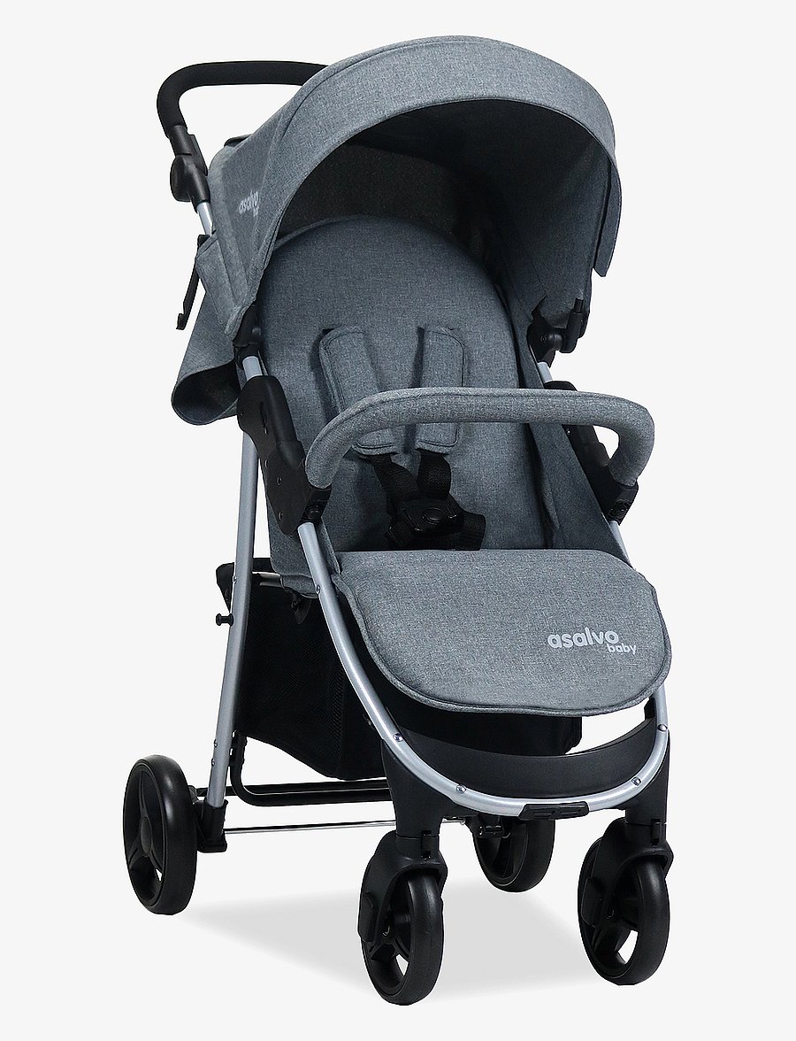 Asalvo - Asalvo Pushchair Paris, Grey - barnevogne - grey - 0