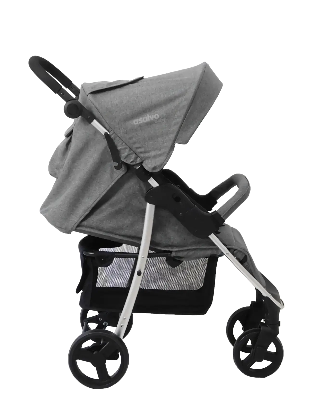 Asalvo - Asalvo Pushchair Paris, Grey - barnevogne - grey - 1