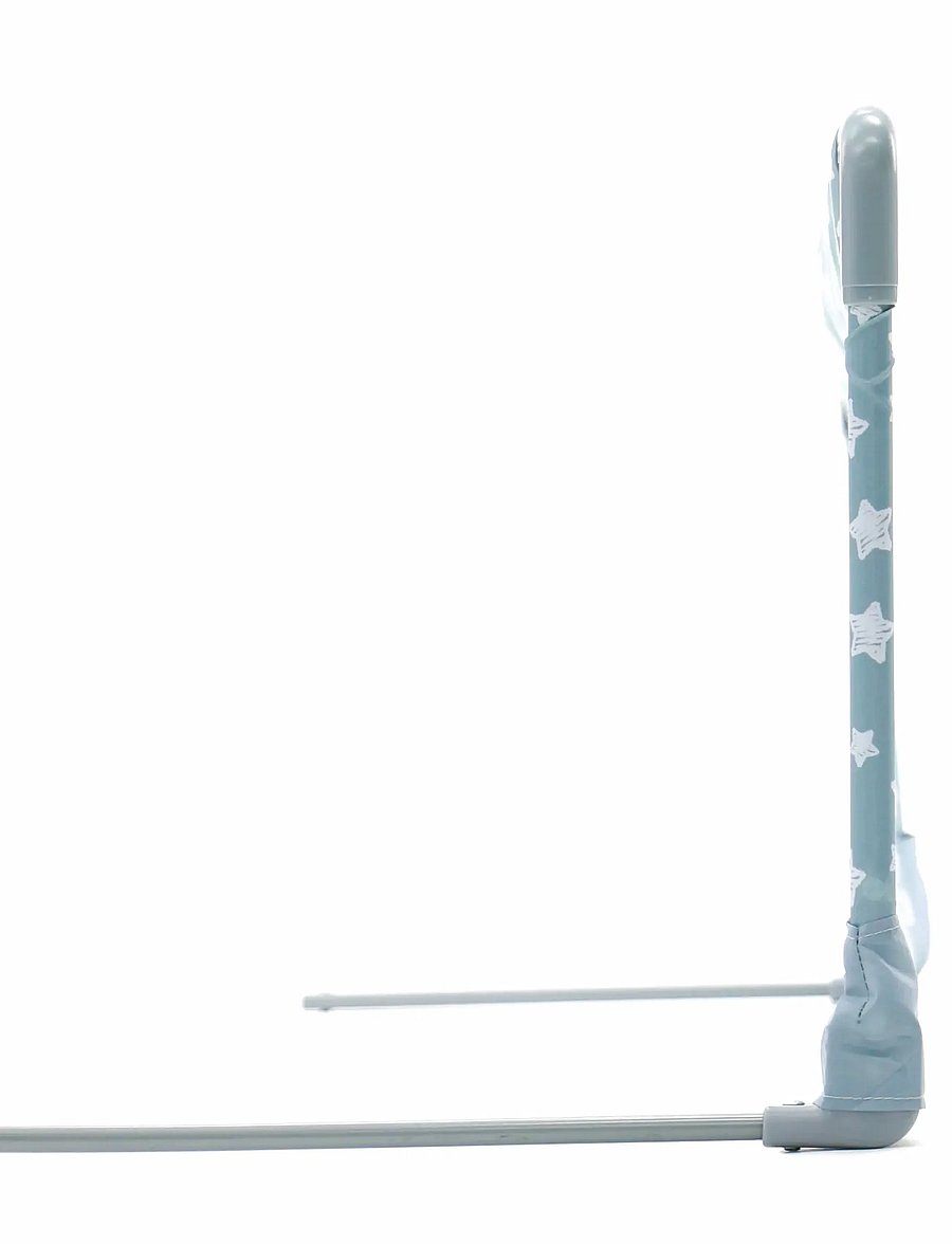 Asalvo - Asalvo Bed Guard 150 cm, Grey Stars - grey - 1