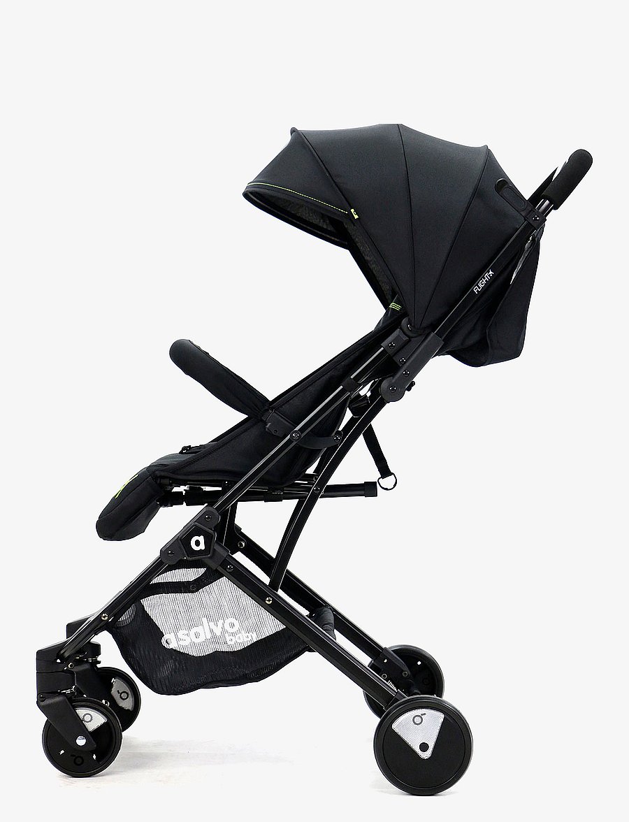 Asalvo - Asalvo Stroller Flight Travel+, Black/Green - black-green - 4