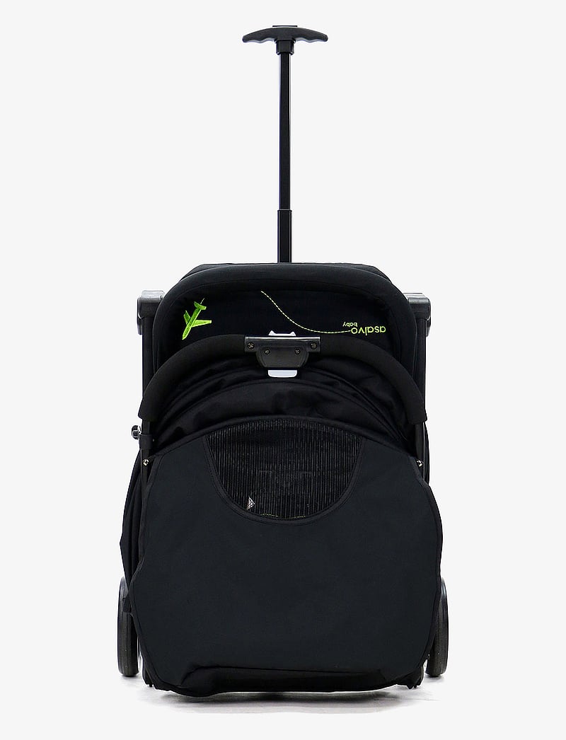 Asalvo - Asalvo Stroller Flight Travel+, Black/Green - black-green - 5