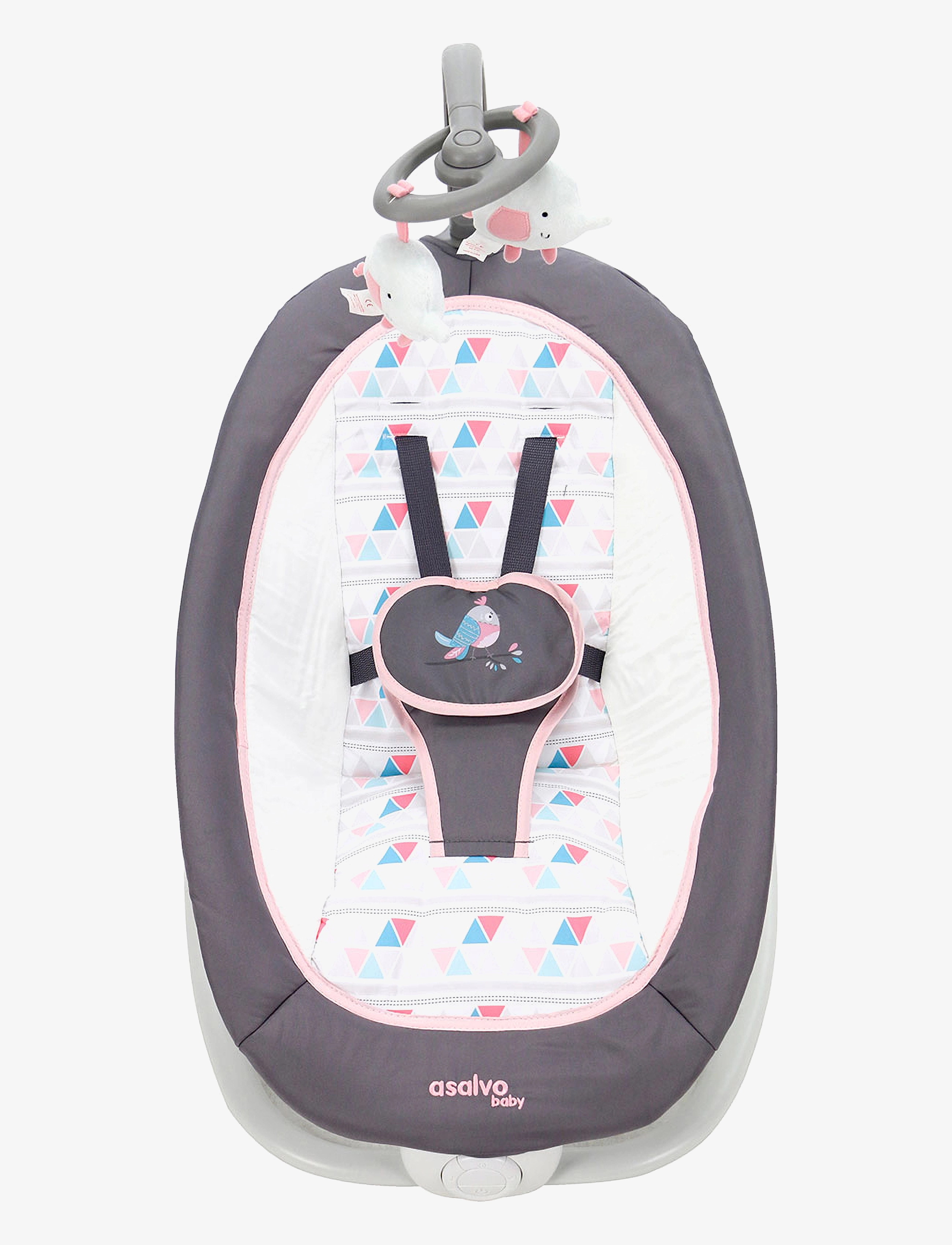 ASALVO Asalvo Baby Bouncer Fold Birds, Pink Pink - 44X 72X 68 - Kinder
