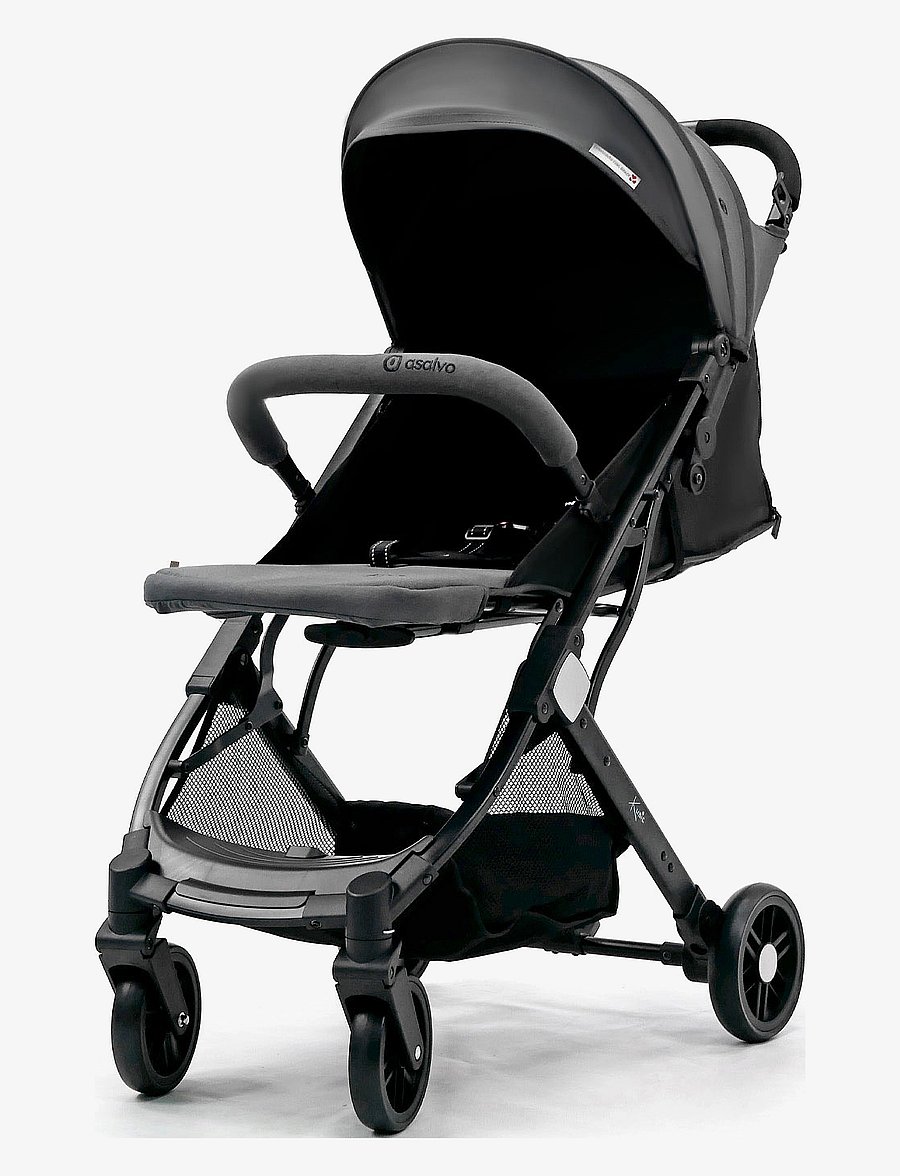 Asalvo - Asalvo Pushchair Kubic - Flight Travel, Grey - grey - 0
