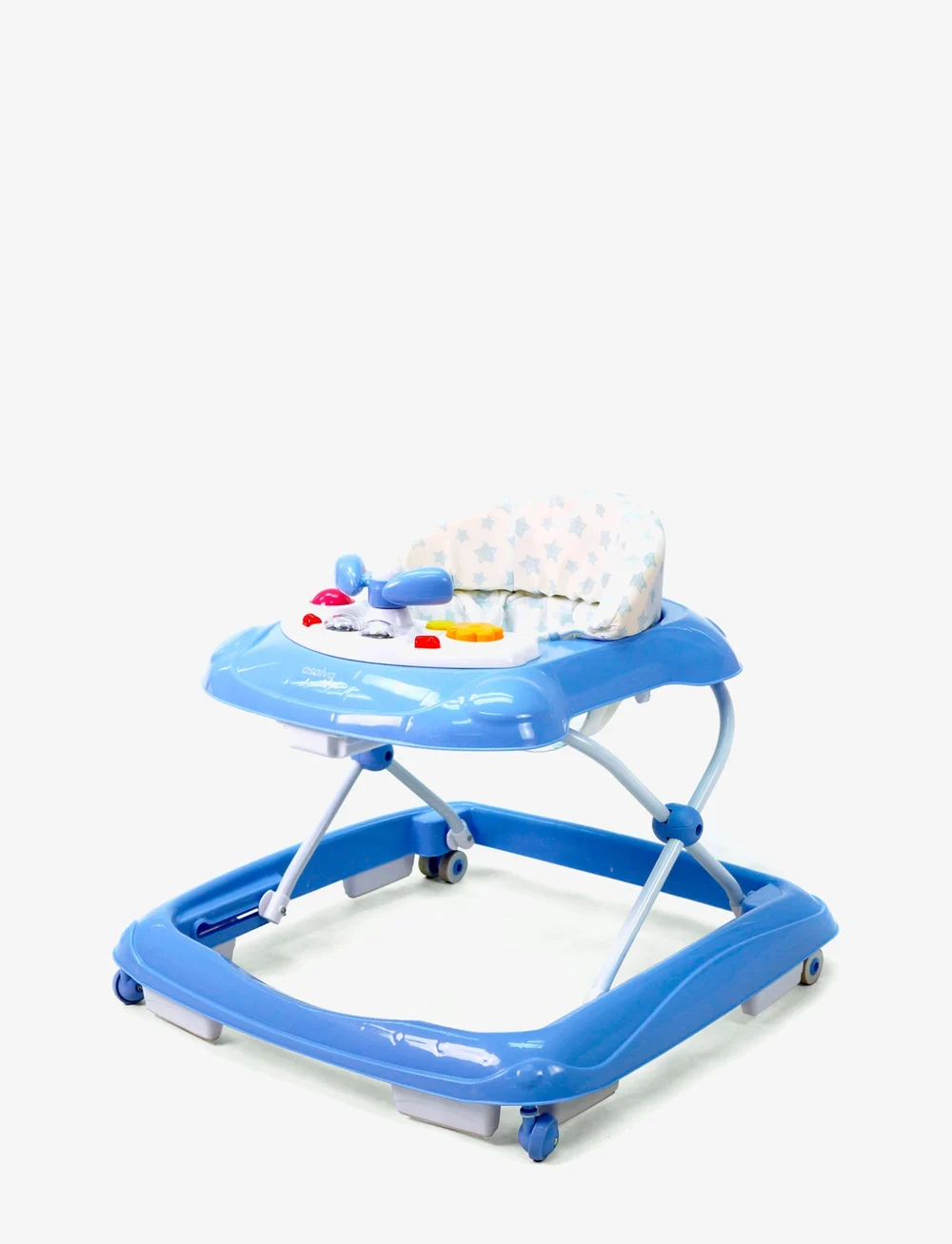 Asalvo Asalvo Walking Chair Baby Blue Stars Lauflernhilfen Boozt