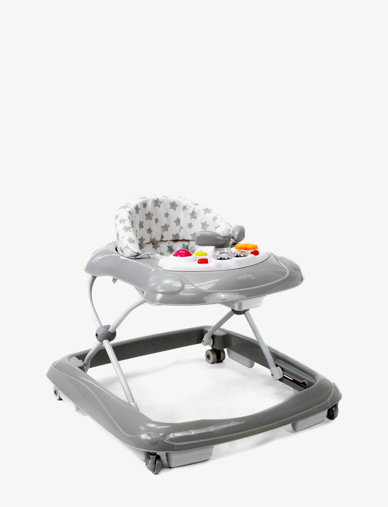 ASALVO Asalvo Walking Chair Baby, Grau Stars Grau - 61X 62X 52 - Kinder