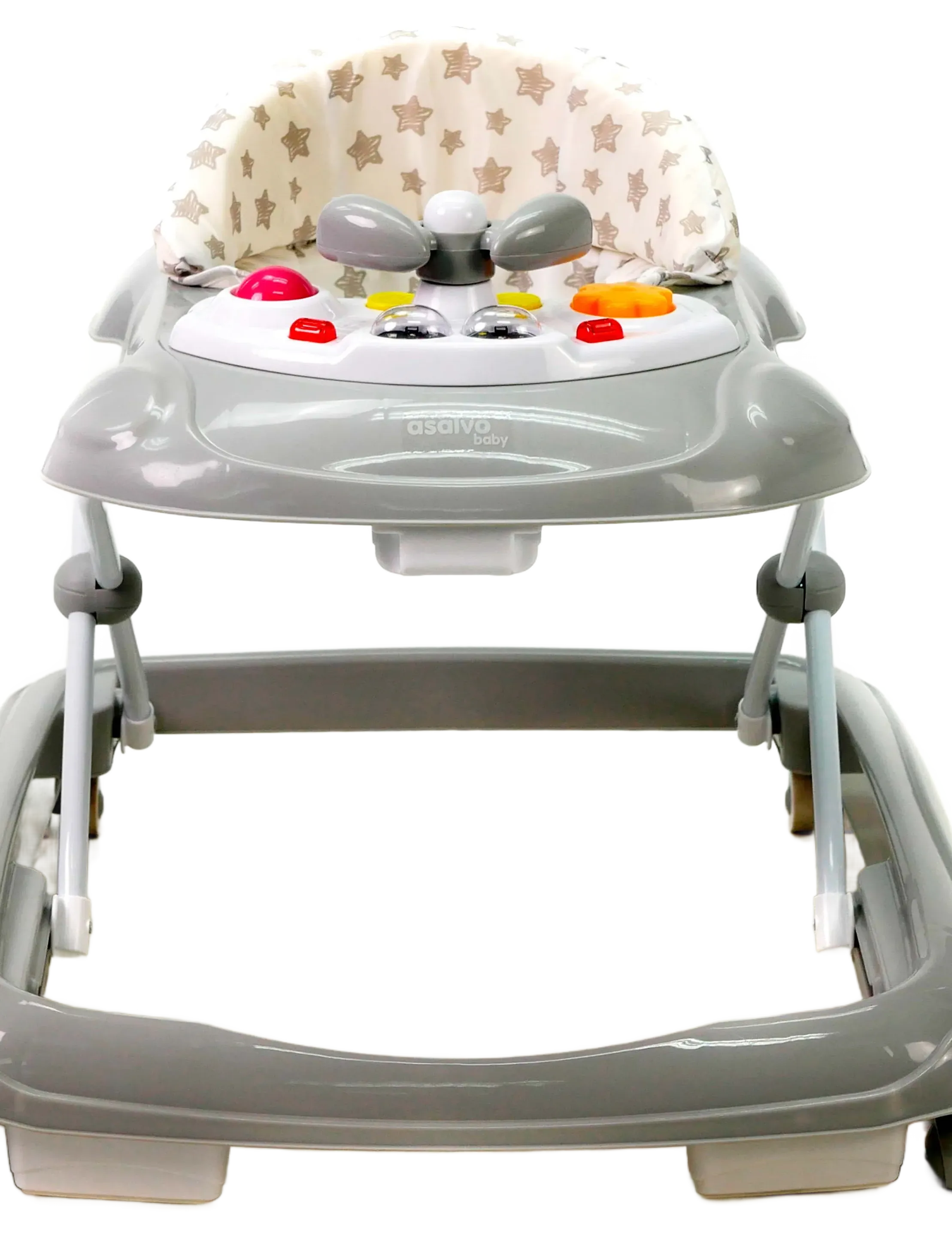 Asalvo - Asalvo Walking Chair Baby, Grey Stars - fødselsdagsgaver - grey - 1