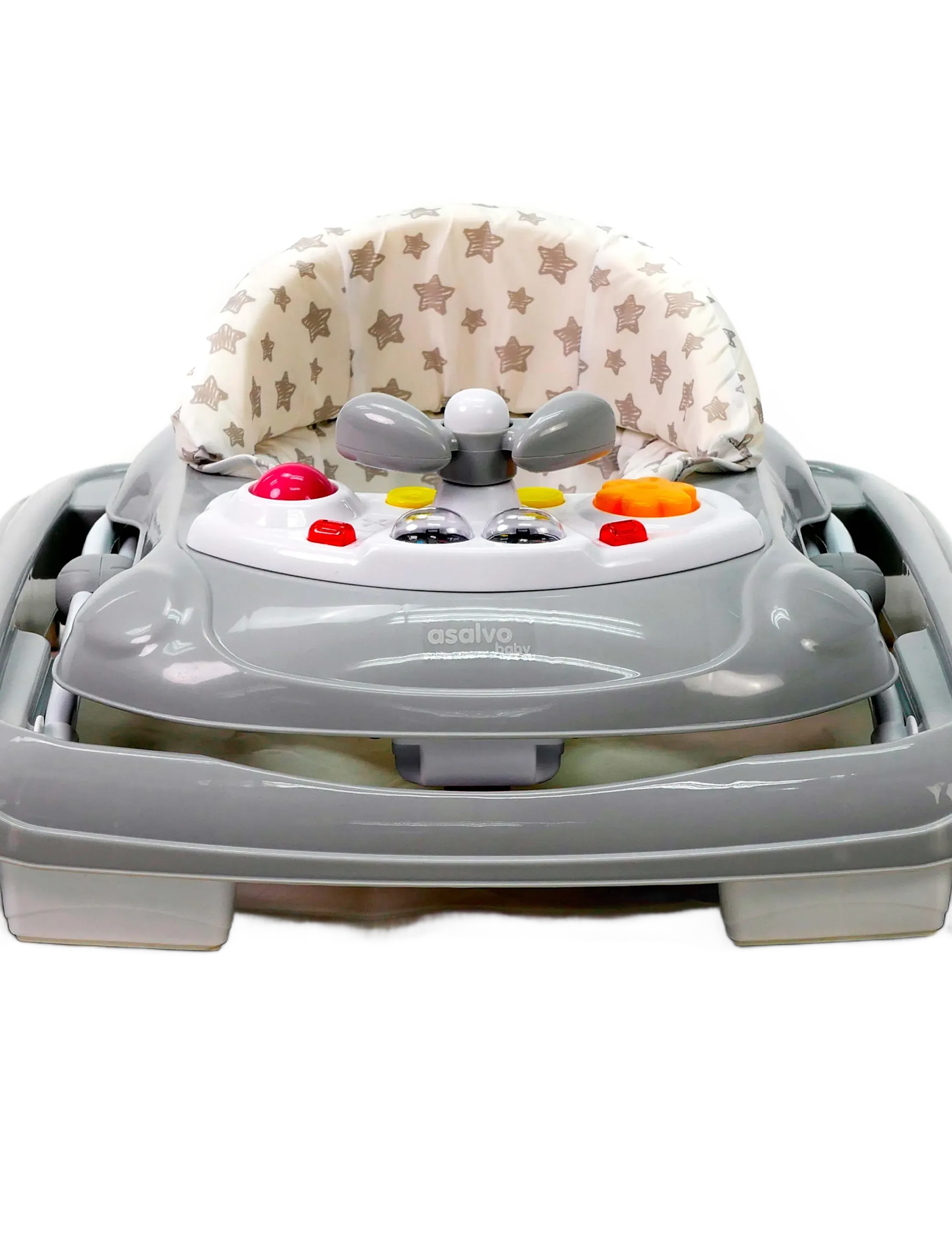 Asalvo - Asalvo Walking Chair Baby, Grey Stars - fødselsdagsgaver - grey - 2