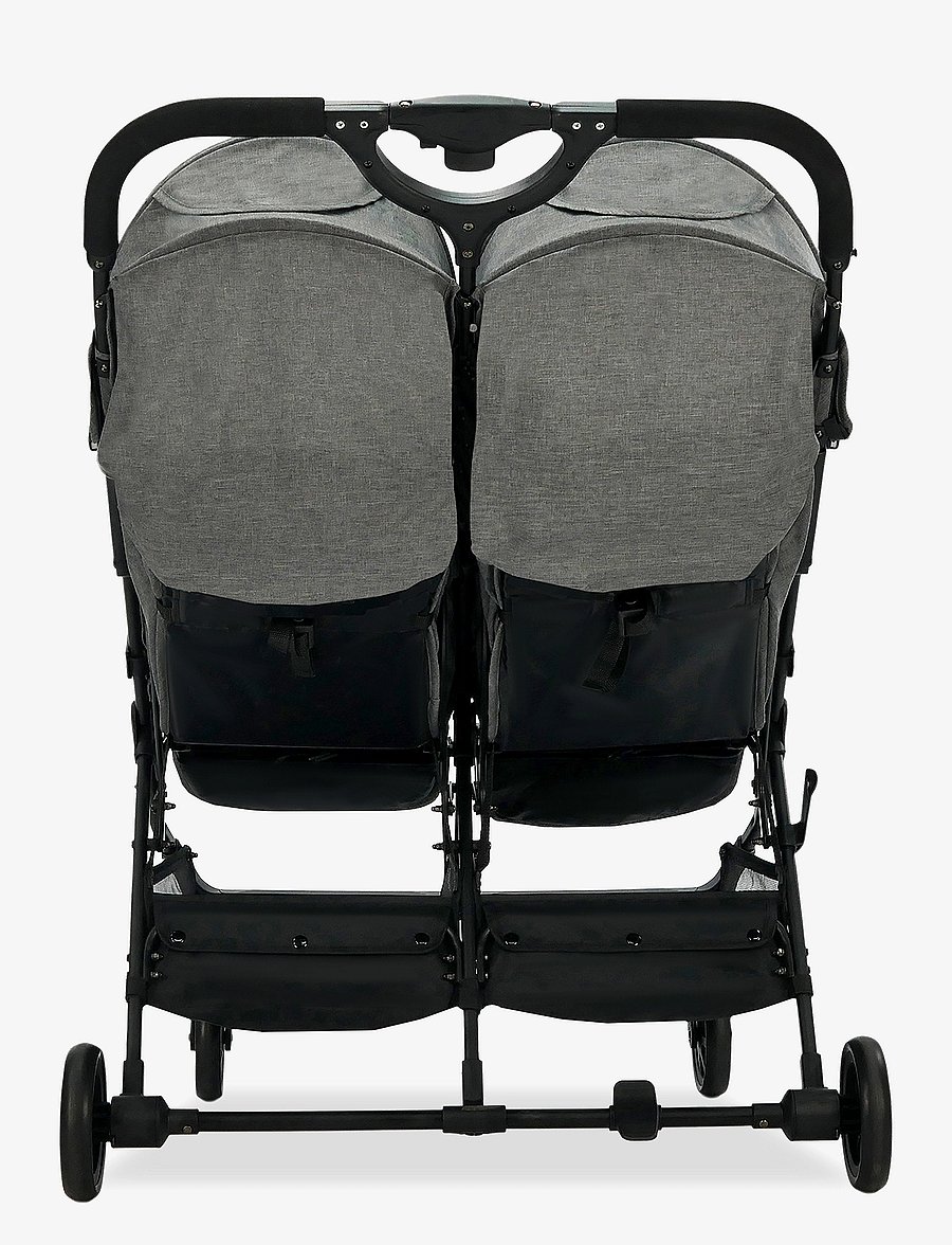 Asalvo - Asalvo Twin Stroller Henry, Grey - kinderwagen - grey - 5