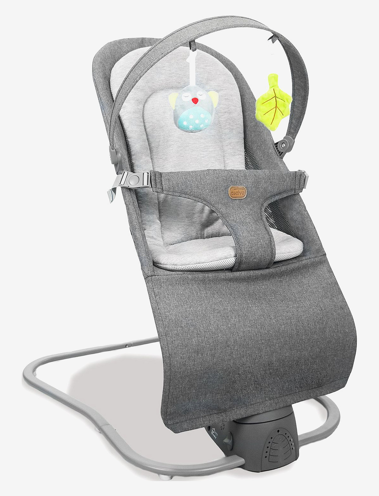 Asalvo - Asalvo Bounce chair, Lamarr - baby bouncers & swings - grey - 0