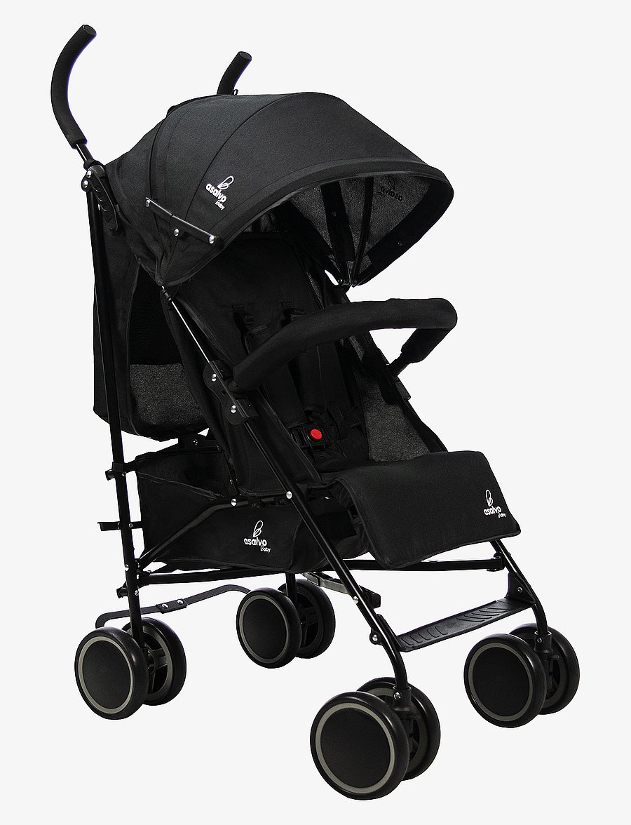 Asalvo - Asalvo Stroller Tokio, Black - barnevogne - black - 0