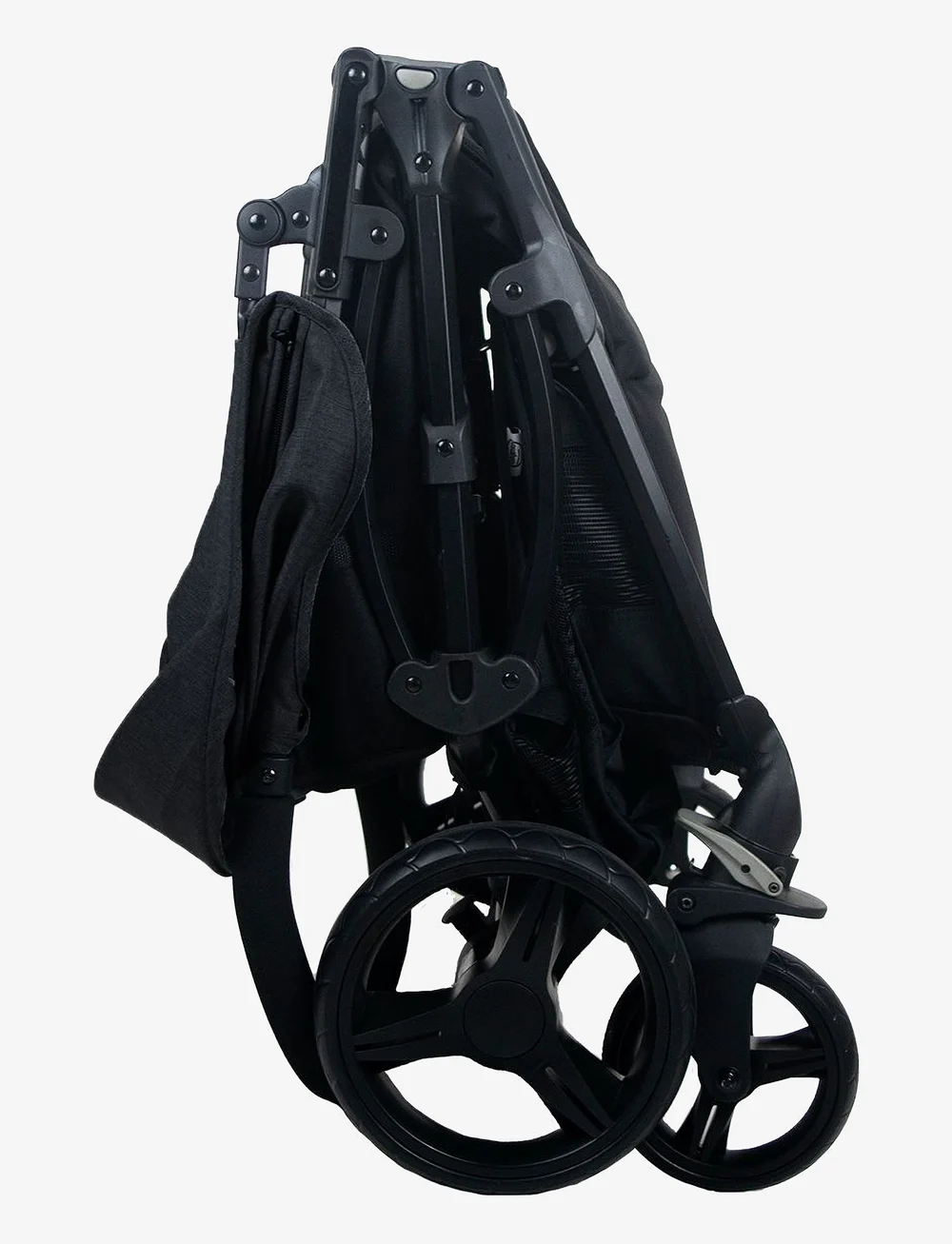 Asalvo - Asalvo Stroller Double Bro, Black - kinderwagen - black - 2