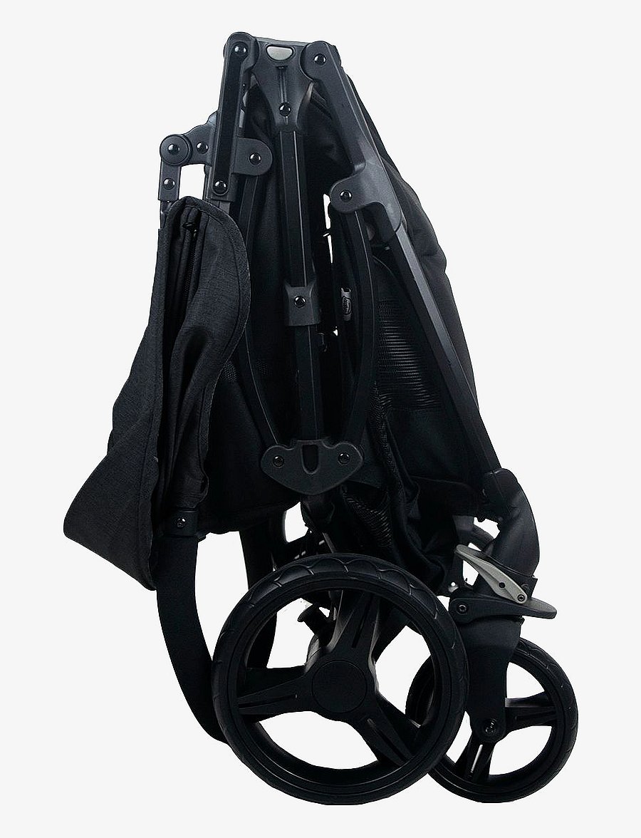 Asalvo - Asalvo Stroller Double Bro, Black - kinderwagen - black - 2