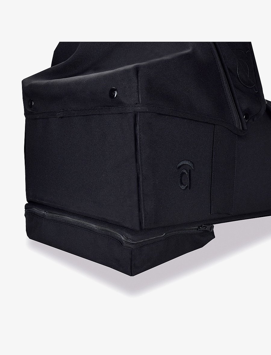 Asalvo - Asalvo Carrycot For Stroller Double Bro, Black - kinder - black - 2