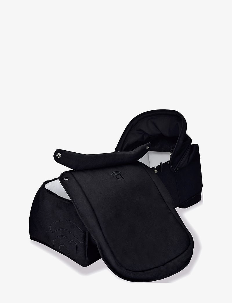 Asalvo - Asalvo Carrycot For Stroller Double Bro, Black - kinderwagen-accessoires - black - 3