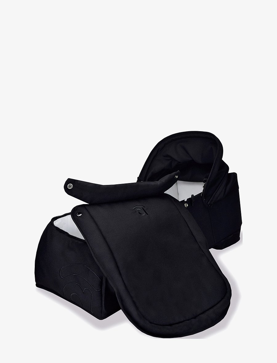 Asalvo - Asalvo Carrycot For Stroller Double Bro, Black - kinder - black - 3