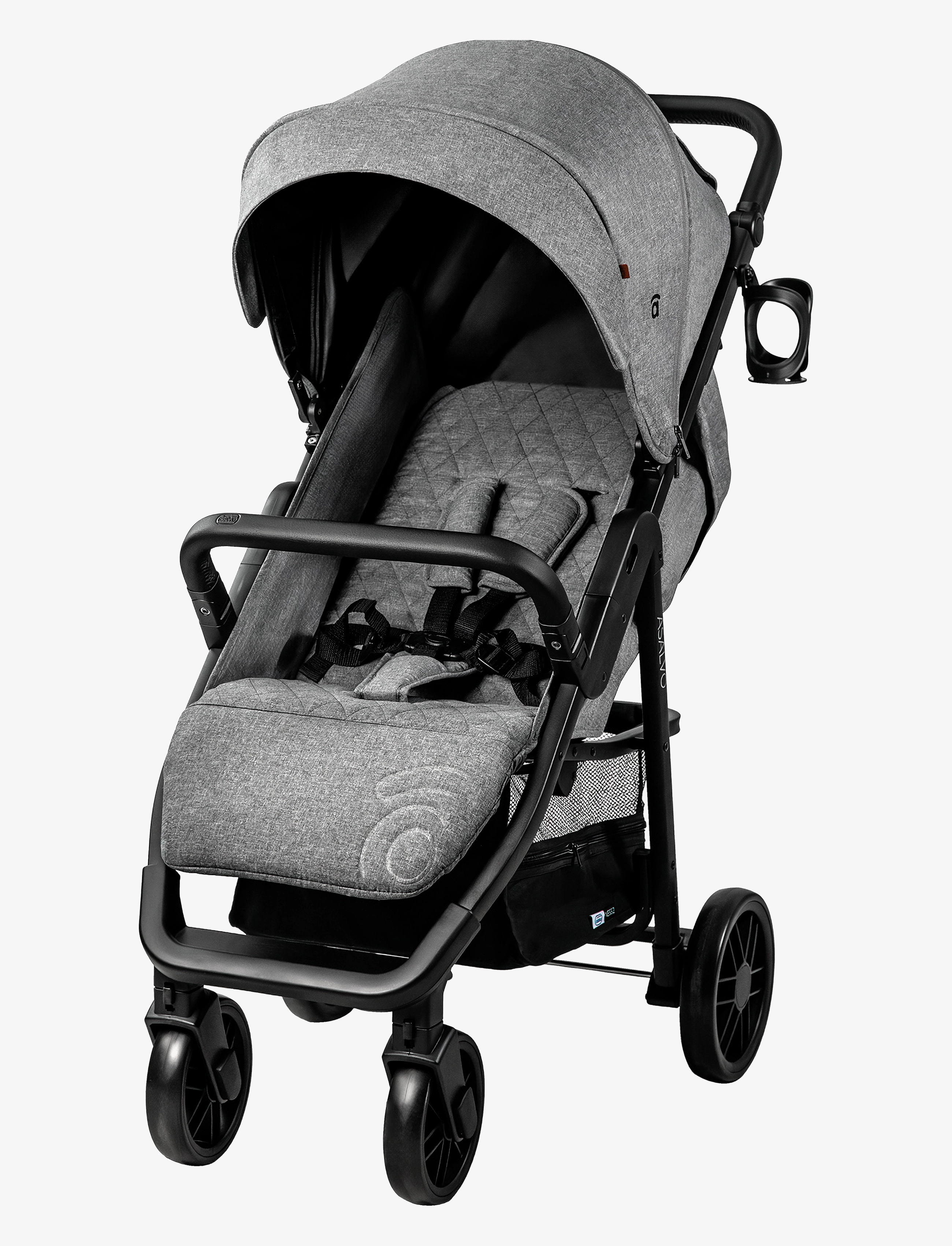 ASALVO Asalvo Pushchair Ness 2 Grau - 105X 52X 90 - Kinder