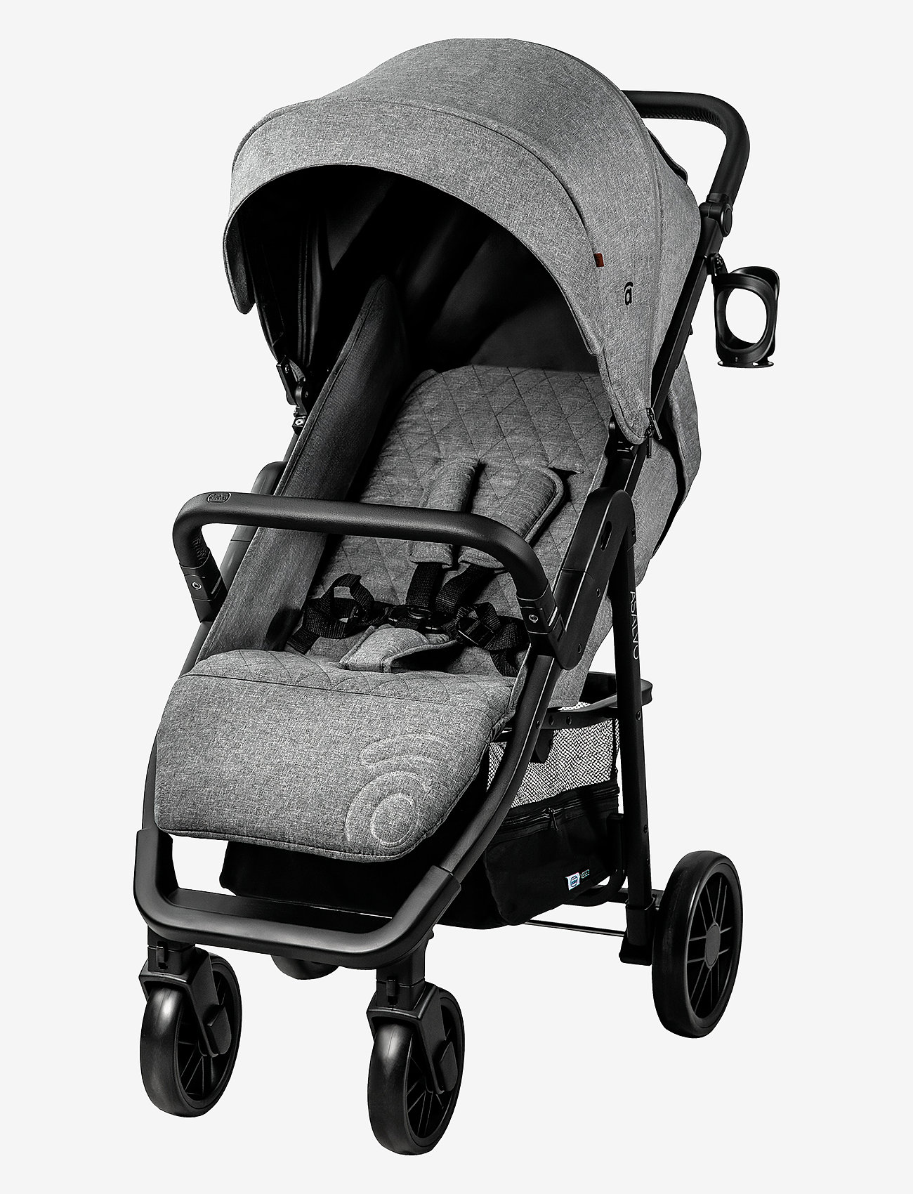 Asalvo - Asalvo Pushchair Ness 2 - barnvagnar - grey - 2