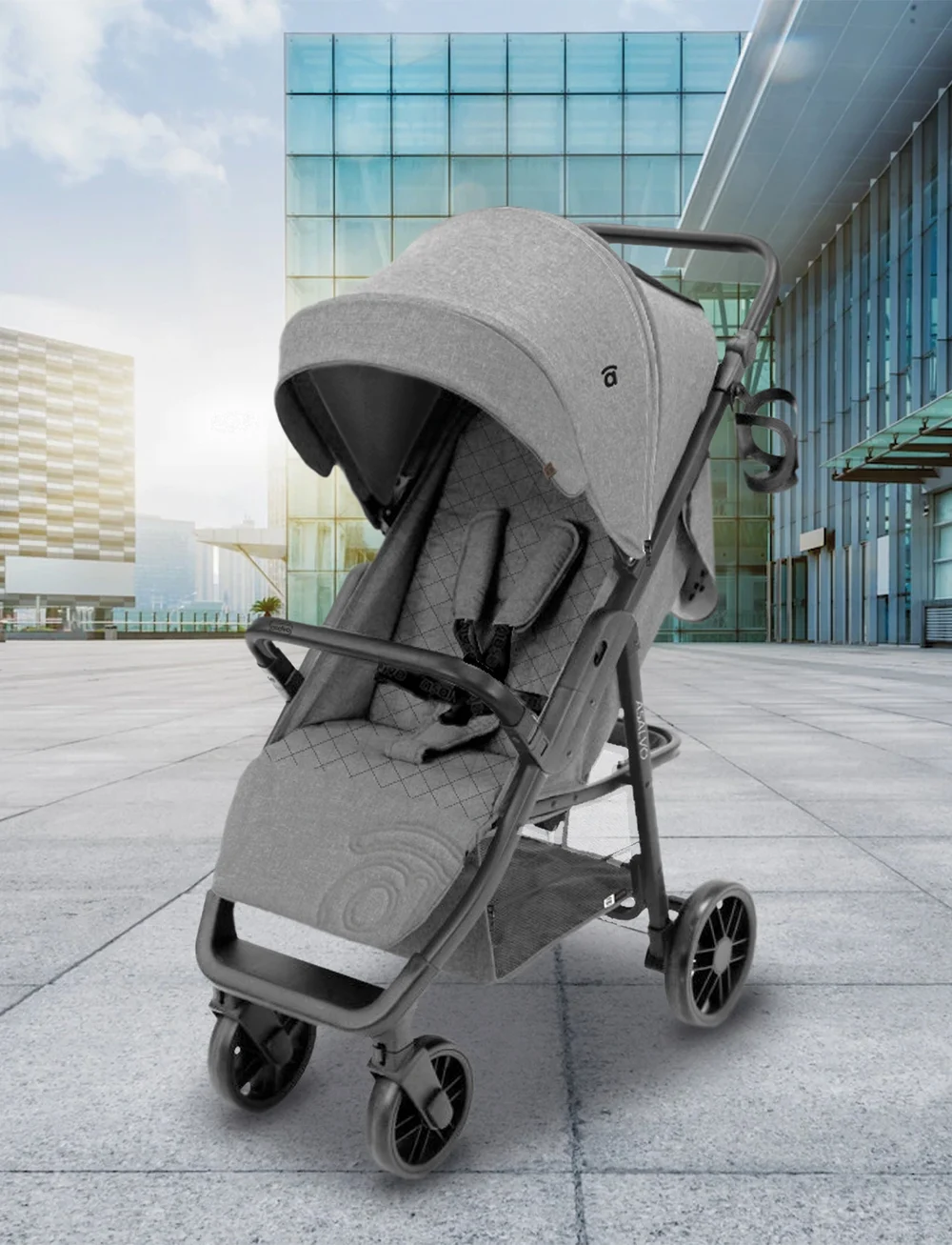 Asalvo - Asalvo Pushchair Ness 2 - kinderwagen - grey - 0