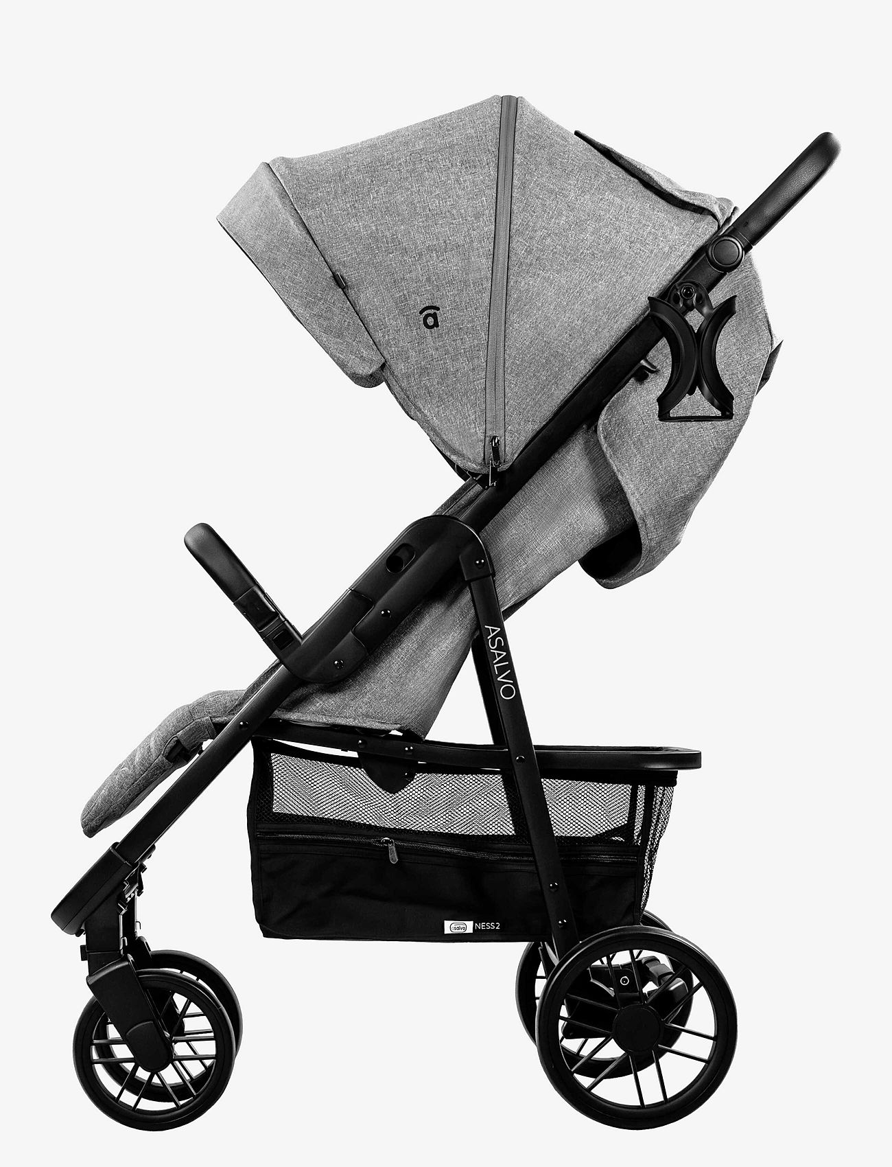Asalvo - Asalvo Pushchair Ness 2 - barnvagnar - grey - 5