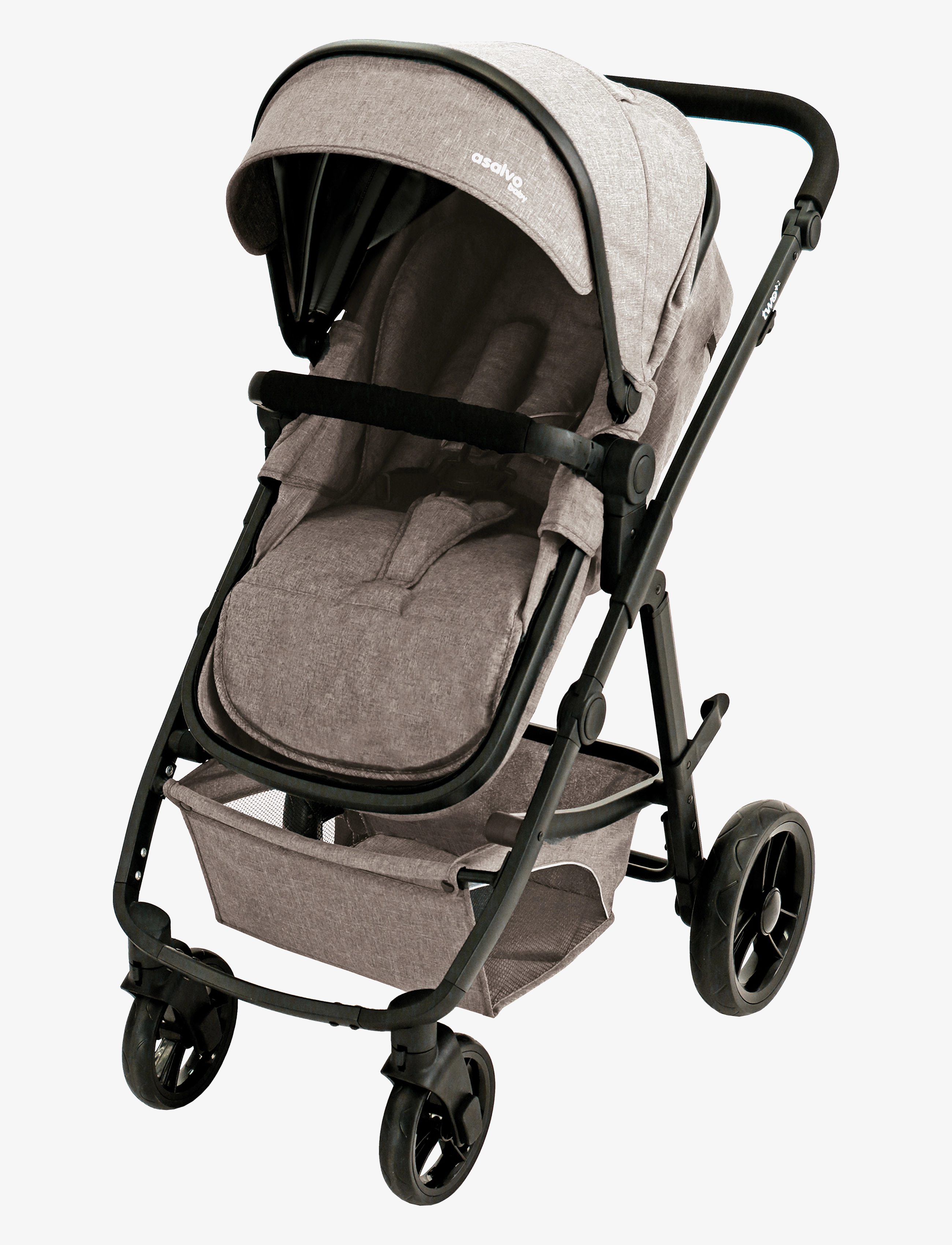 Asalvo - Asalvo Convertible TWO + 2, Beige - kinderwagen - beige - 1