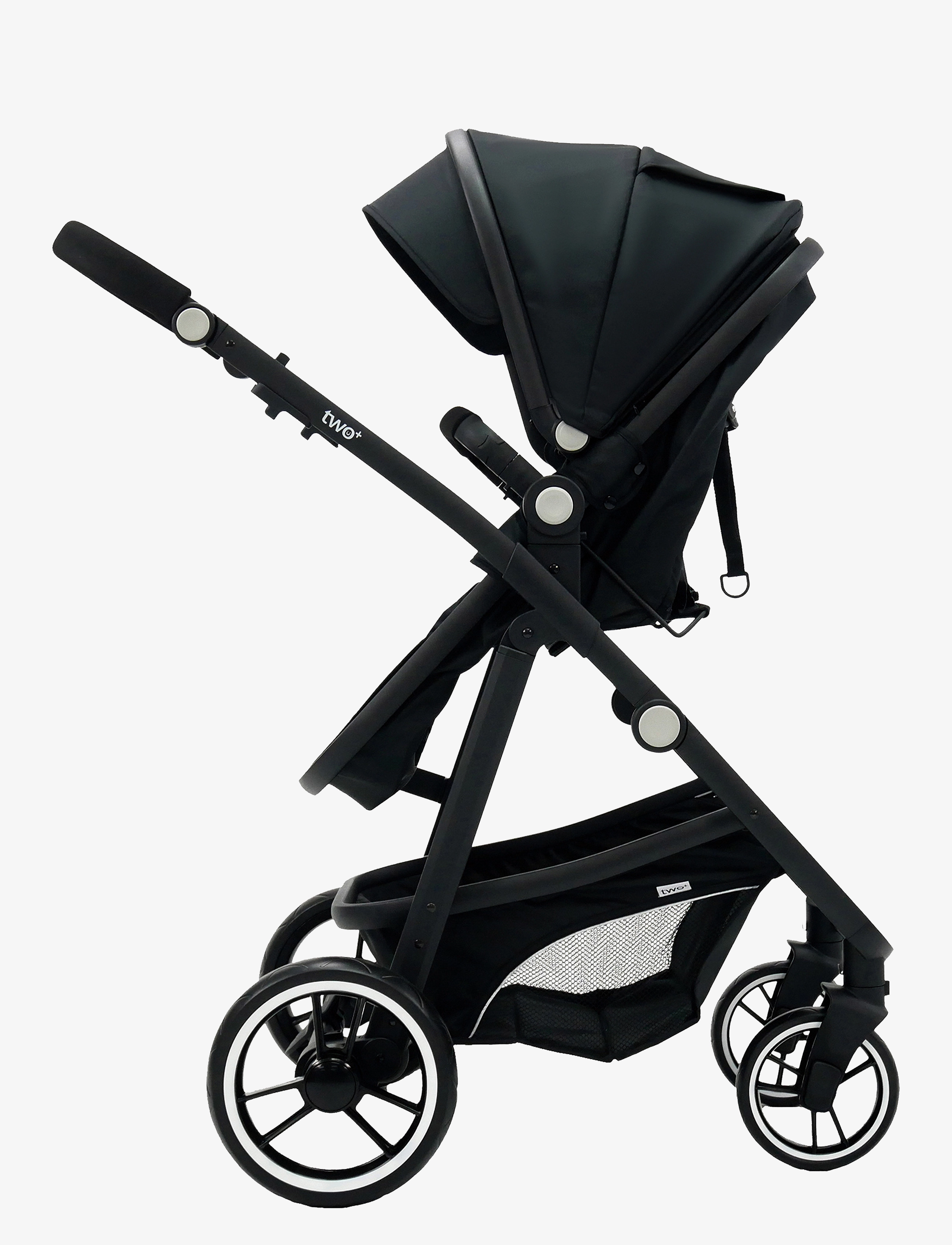 Asalvo - Asalvo Convertible TWO + 2, Black - barnevogne - black - 2
