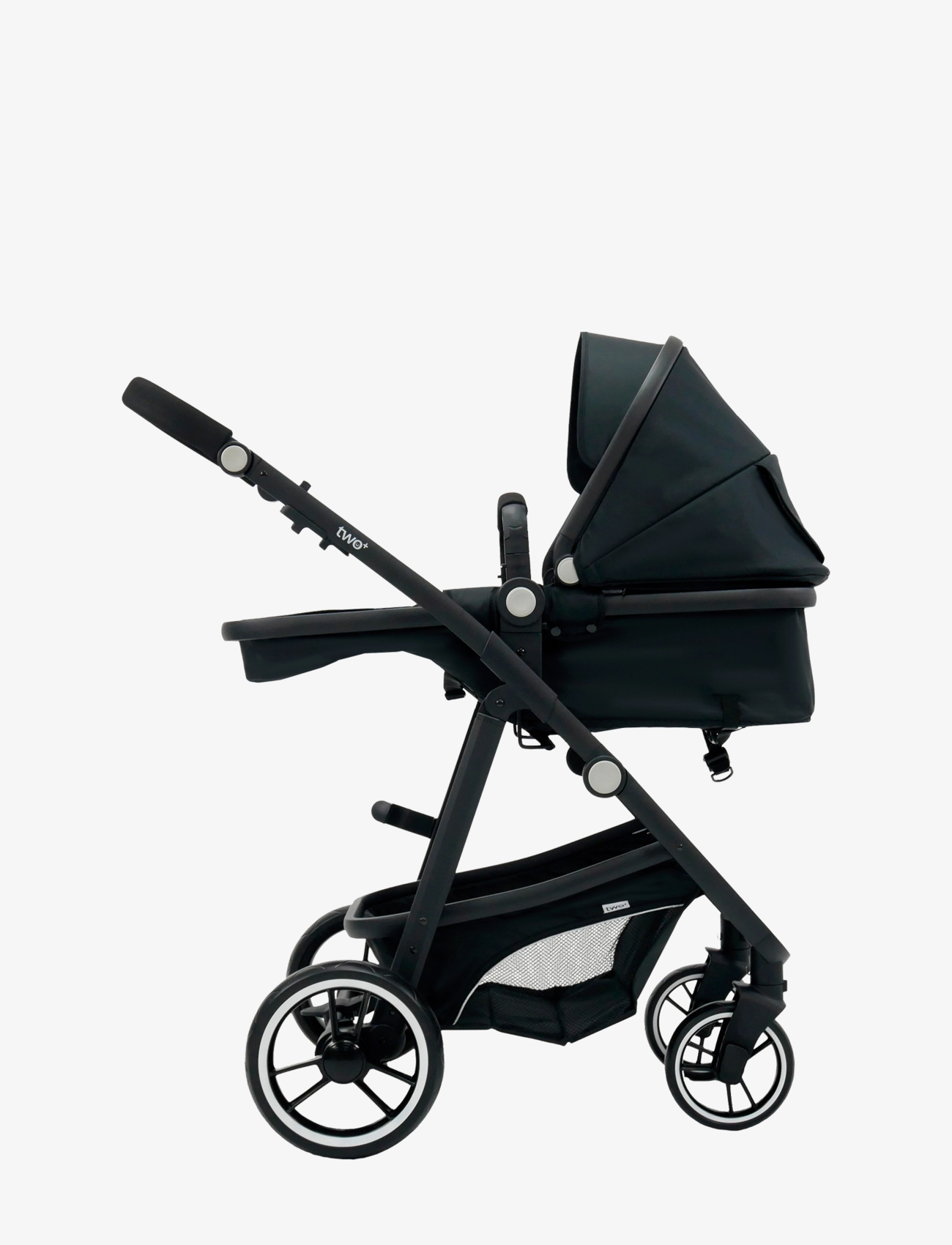 Asalvo - Asalvo Convertible TWO + 2, Black - barnevogne - black - 3