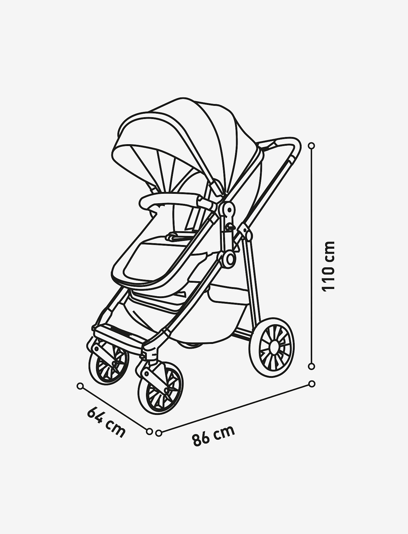 Asalvo - Asalvo Convertible TWO + 2, Green - strollers - green - 2
