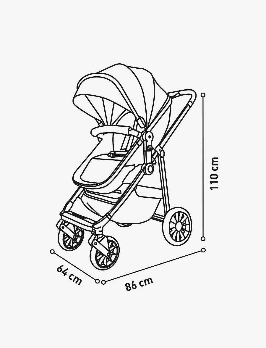 Asalvo - Asalvo Convertible TWO + 2, Green - kinderwagen - green - 1