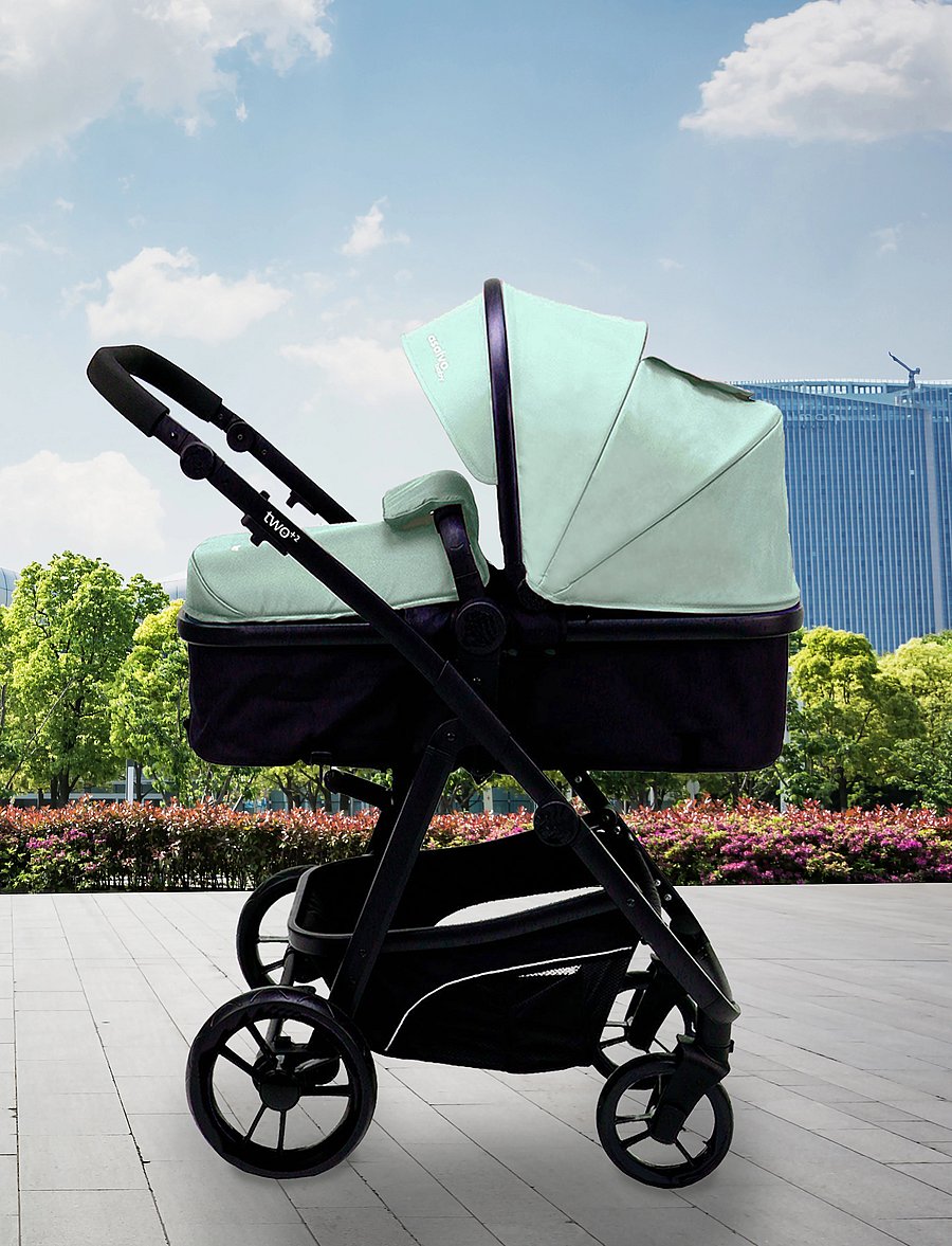 Asalvo - Asalvo Convertible TWO + 2, Green - kinderwagen - green - 2