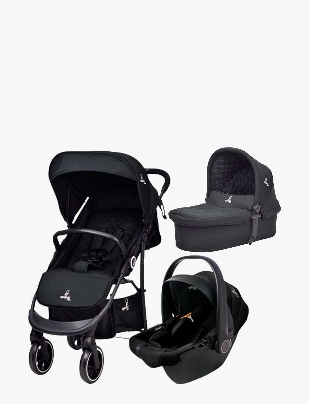 Asalvo Asalvo Travel system Oslo 2, Black - Asalvo - BLACK / black