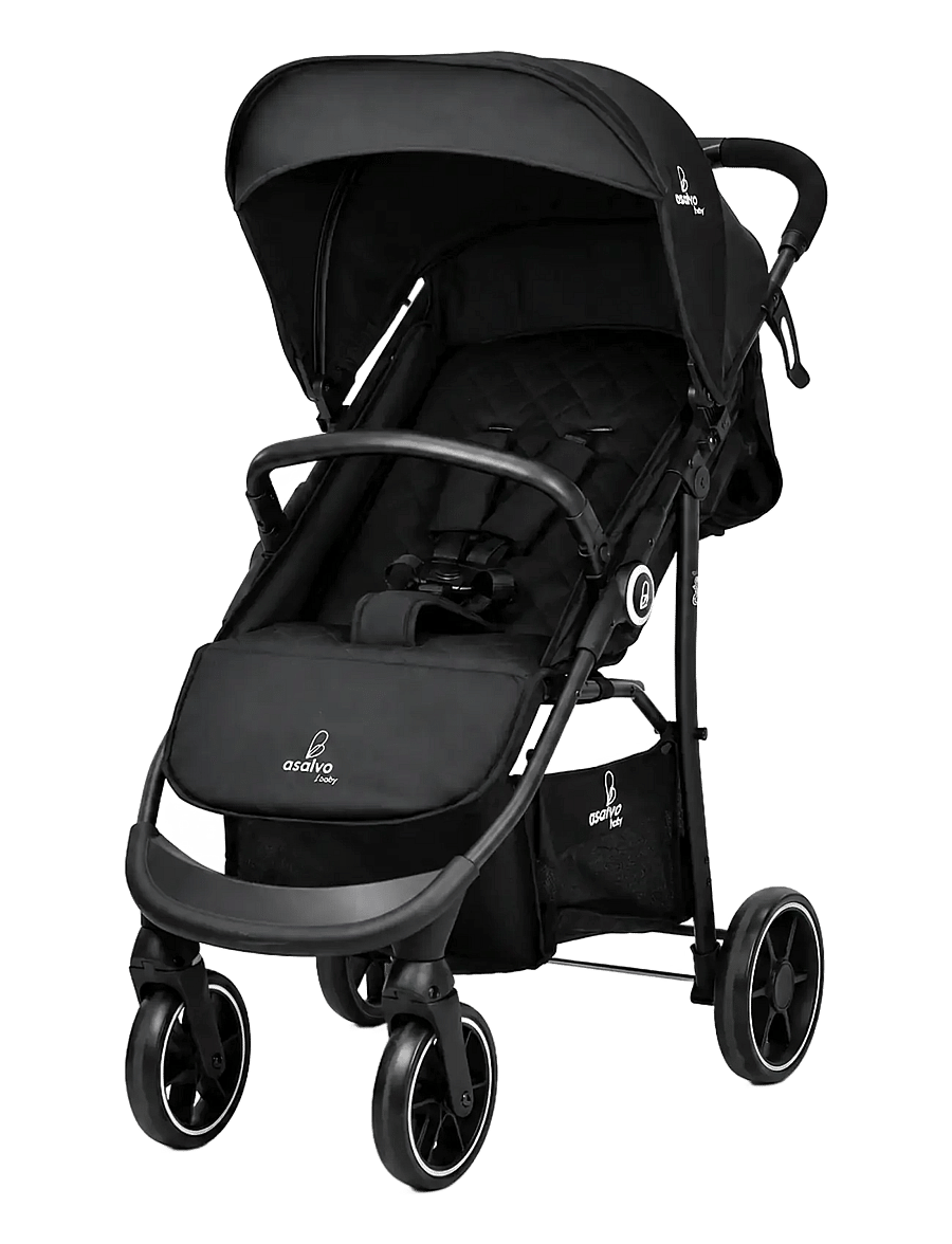 Asalvo - Asalvo Travel system Oslo 2, Black - kinderwagen - black - 1